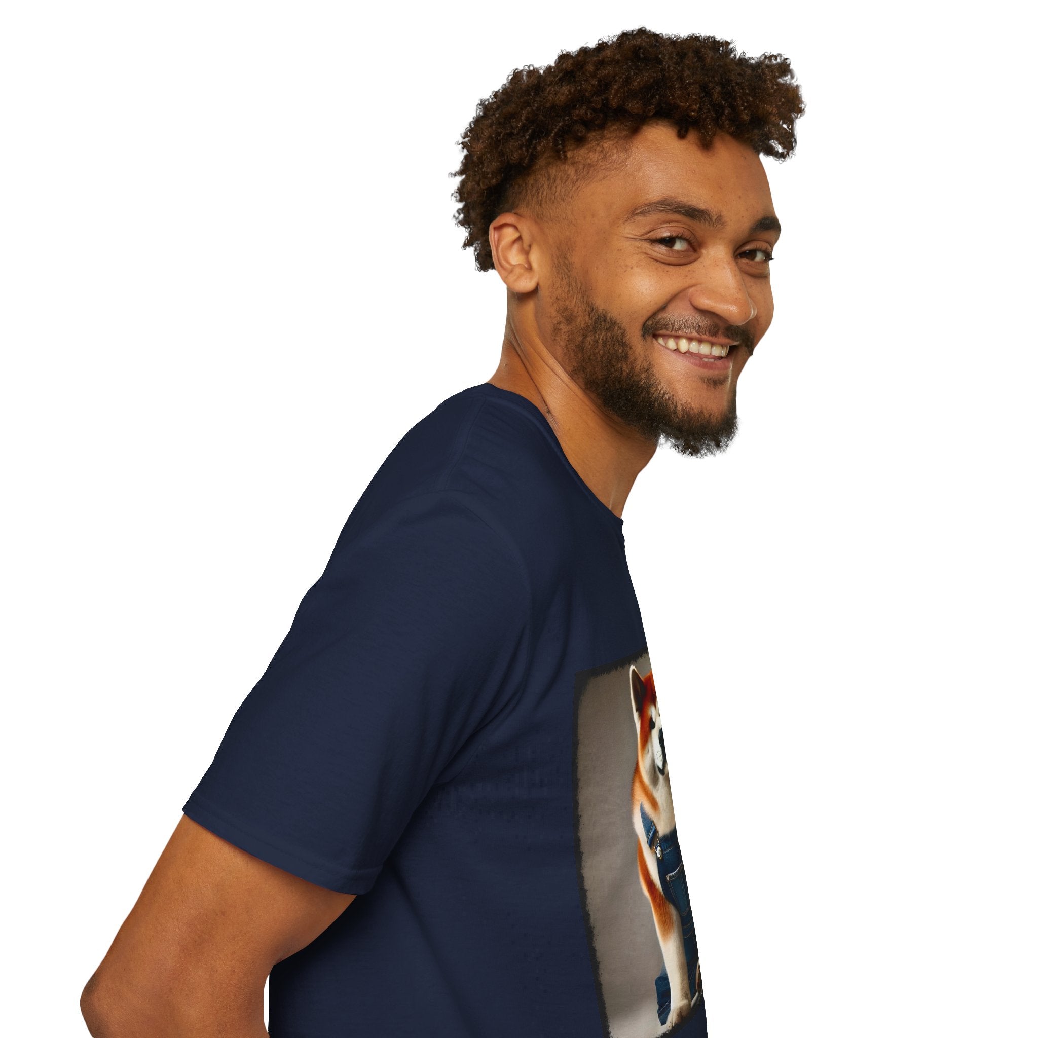 Akita Shirt | Denim Dude Dog Lover Tee