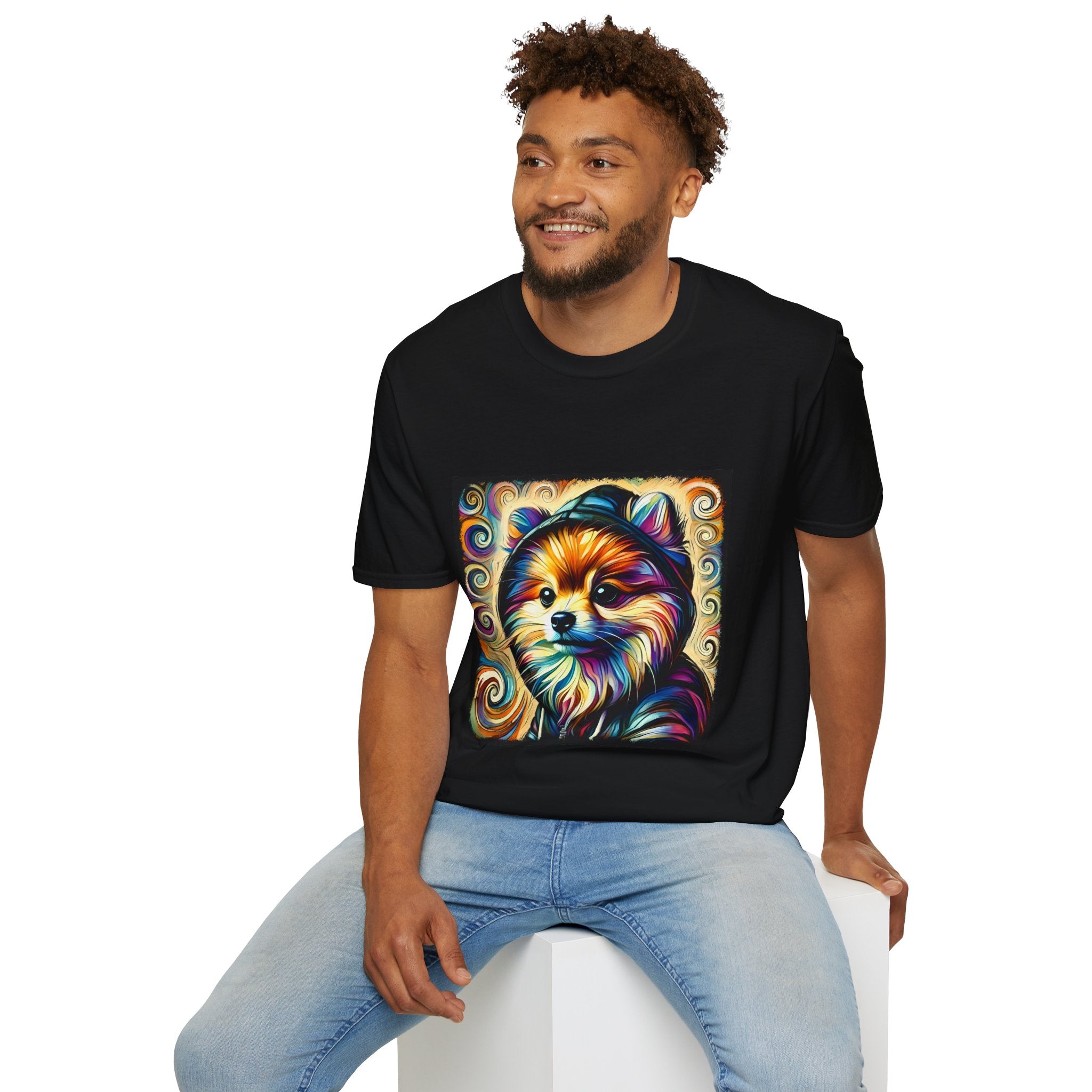 Pomeranian Hoodie Swirl | Unisex Dog T-Shirt