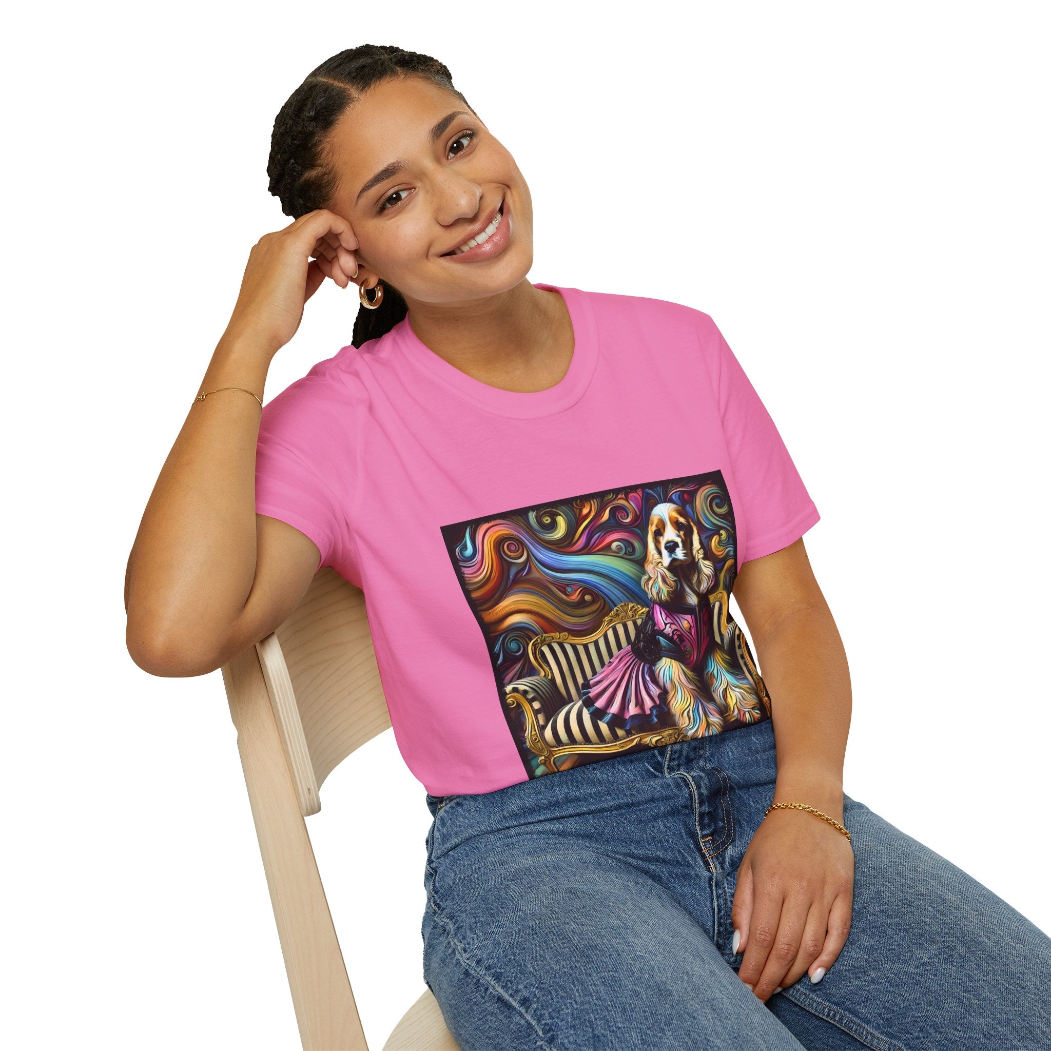 Cocker Spaniel Princess Rocker | Unisex Dog T-Shirt