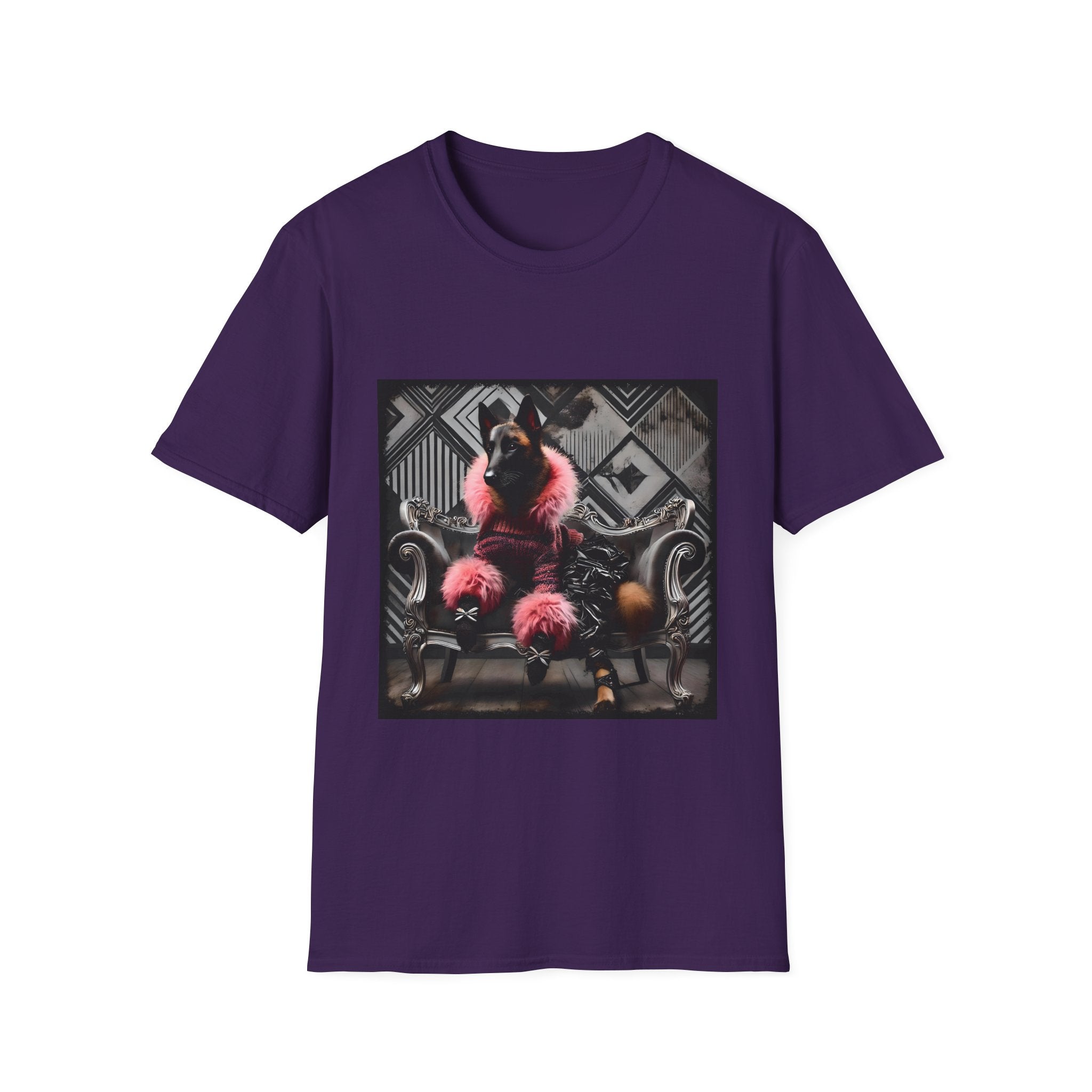 Belgian Malinois Chic Rocker | Unisex Dog T-Shirt