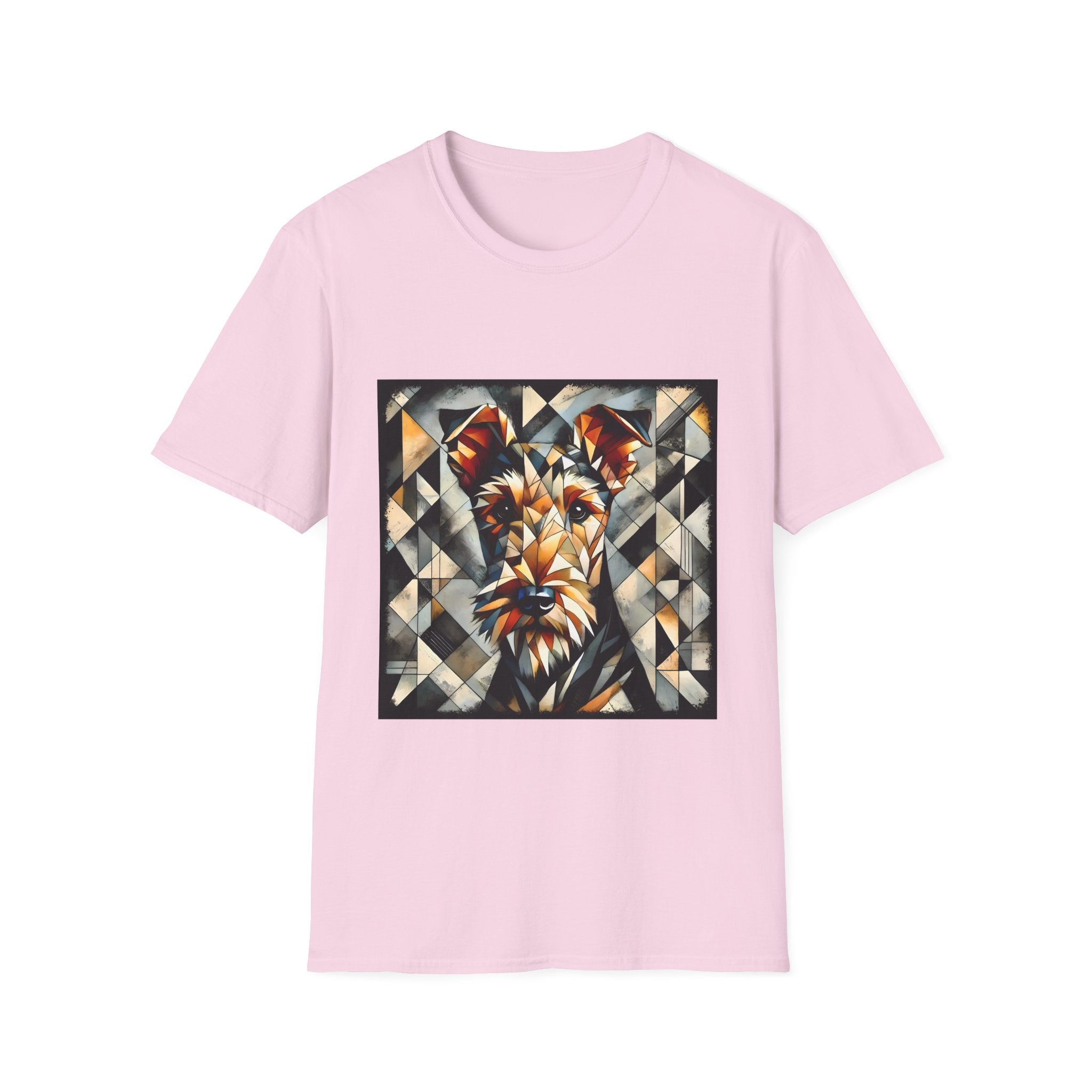 Airedale Terrier Shirt | Bold Geometric Dog Lover Tee