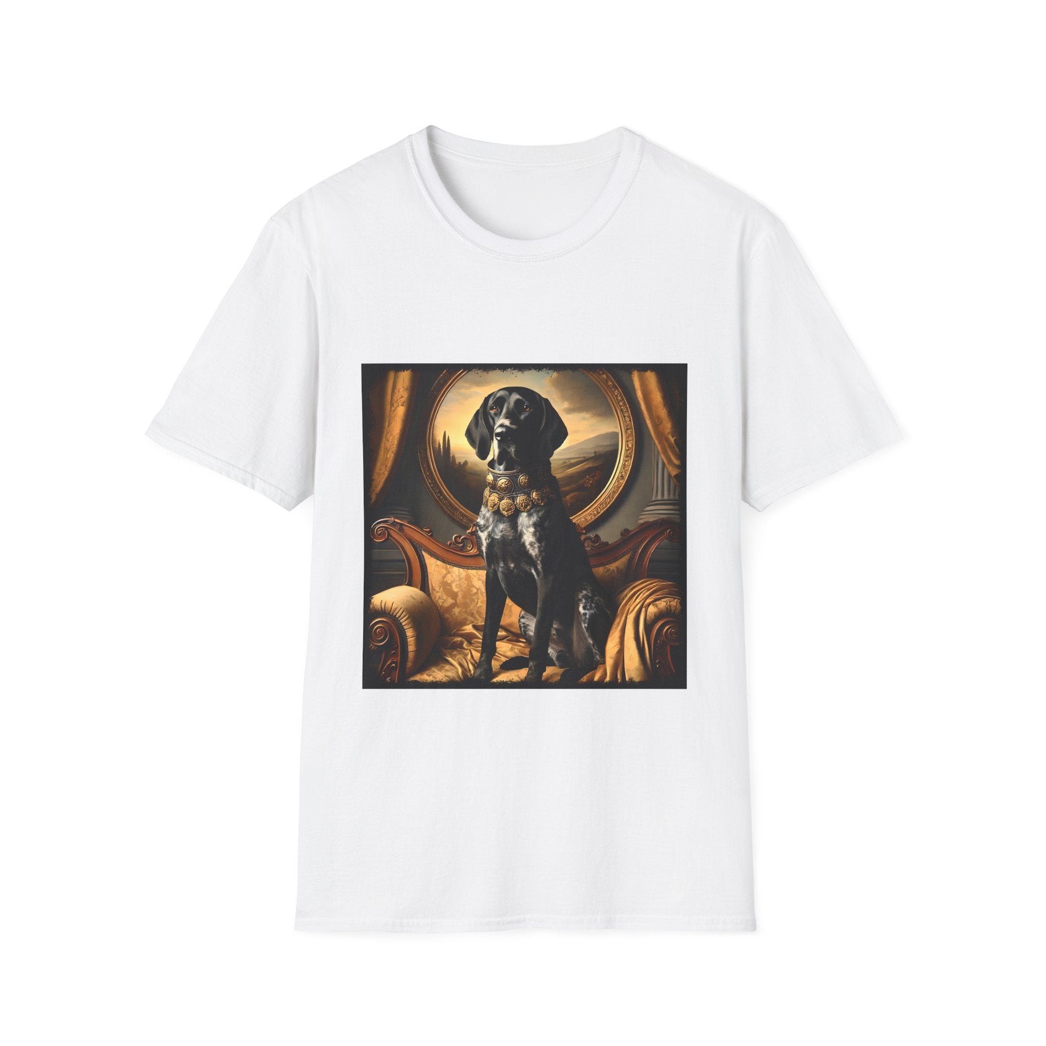 German Shorthaired Pointer Posh Prince  | Unisex Dog T-Shirt