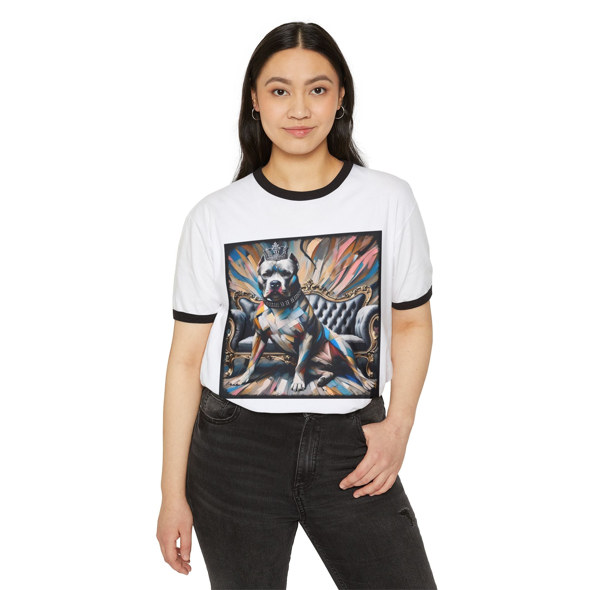 Pitbull Royal Geometric | Unisex Dog T-Shirt
