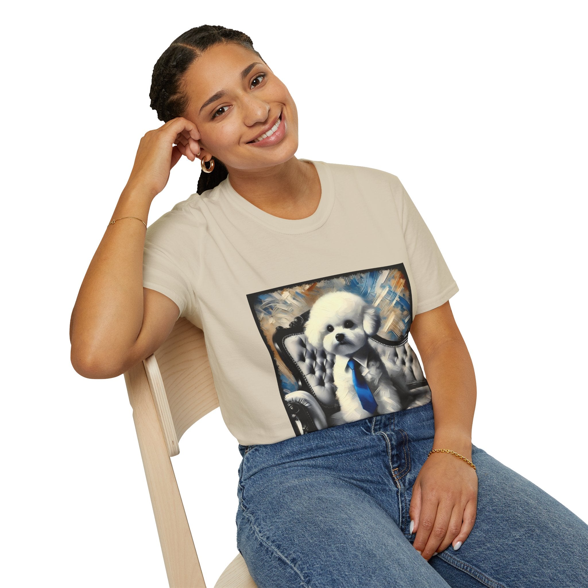 Bichon Frise Handsome Gentleman | Unisex Dog T-Shirt