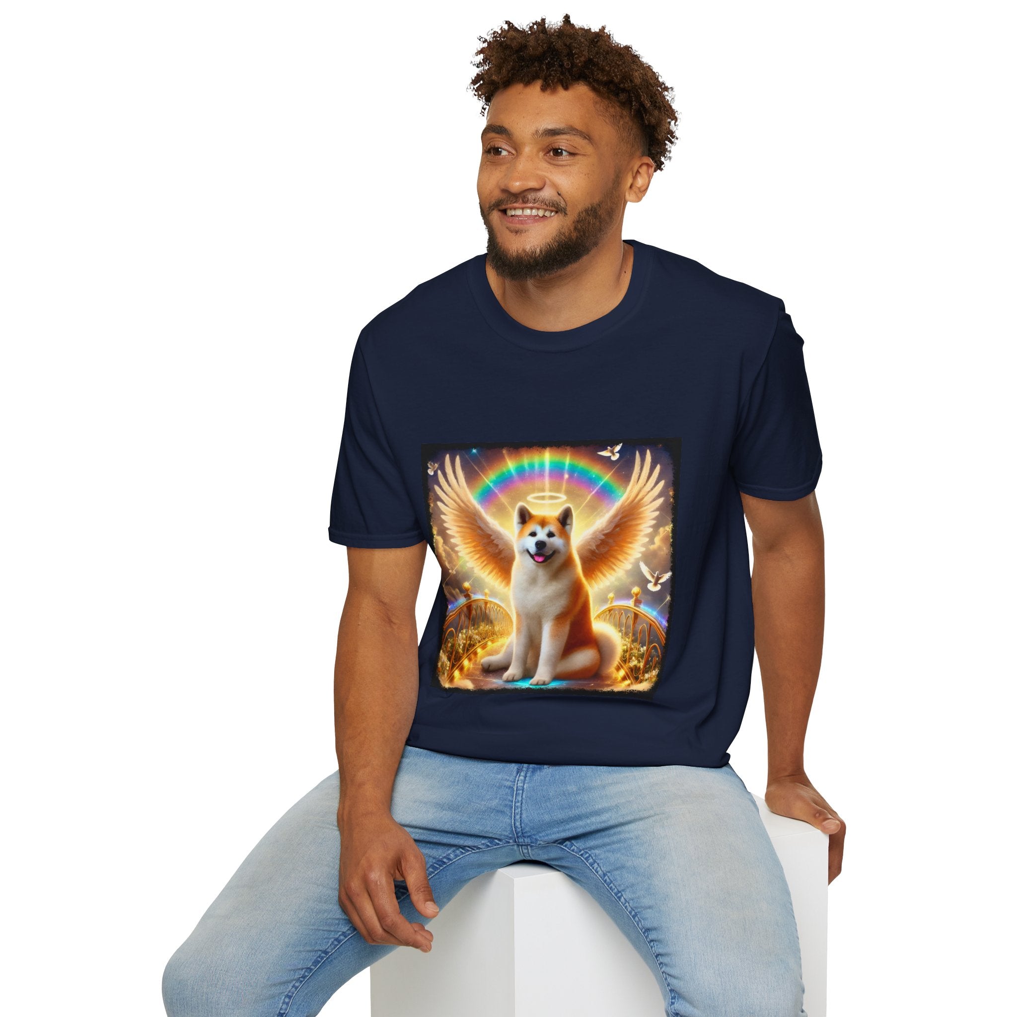 Akita Shirt | Rainbow Bridge Dog Lover Tee