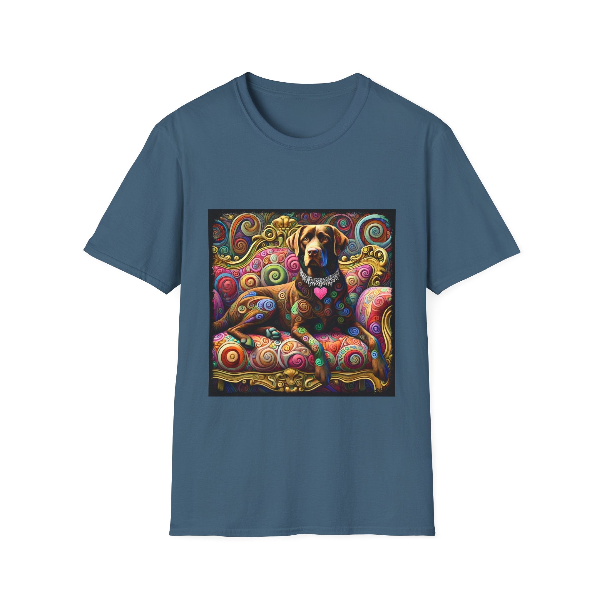 Labrador Retriever Love Swirl | Unisex Dog T-Shirt