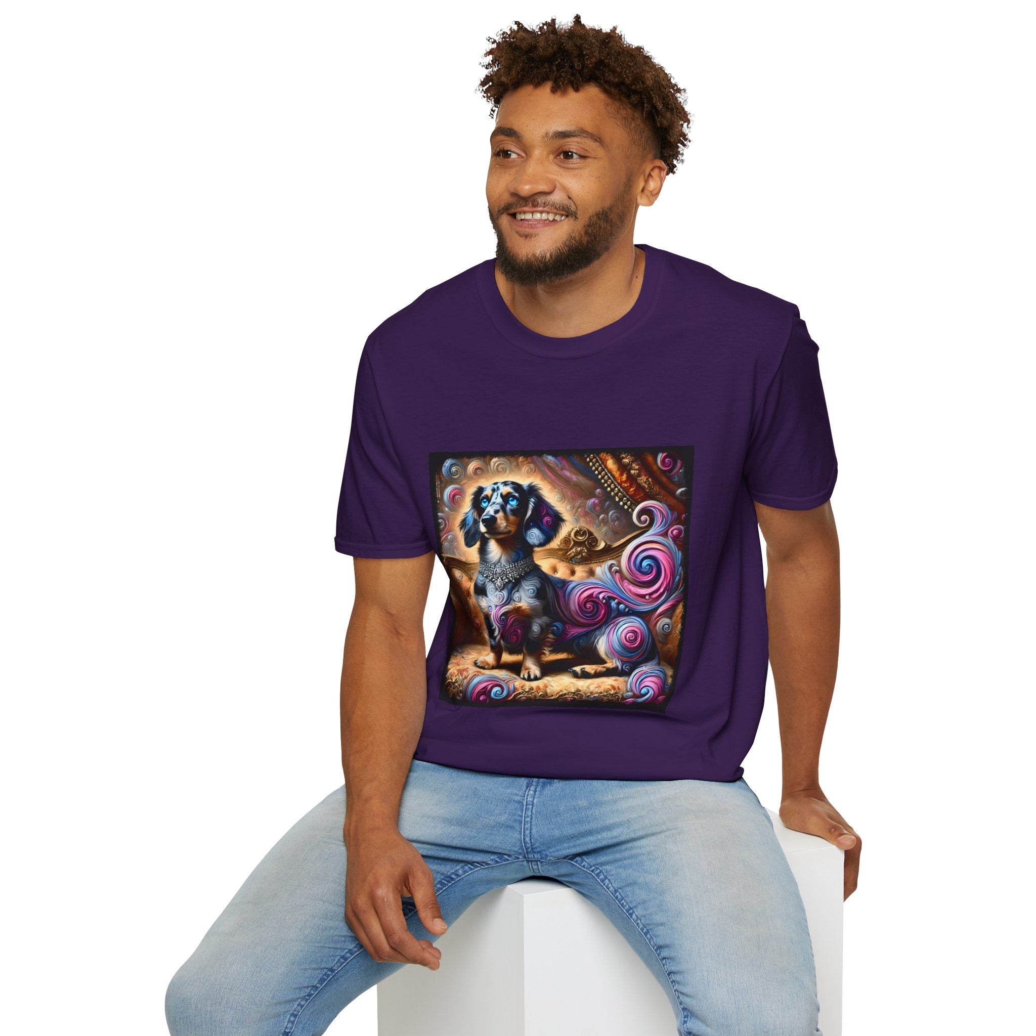Dachshund Royal Swirl | Unisex Dog T-Shirt
