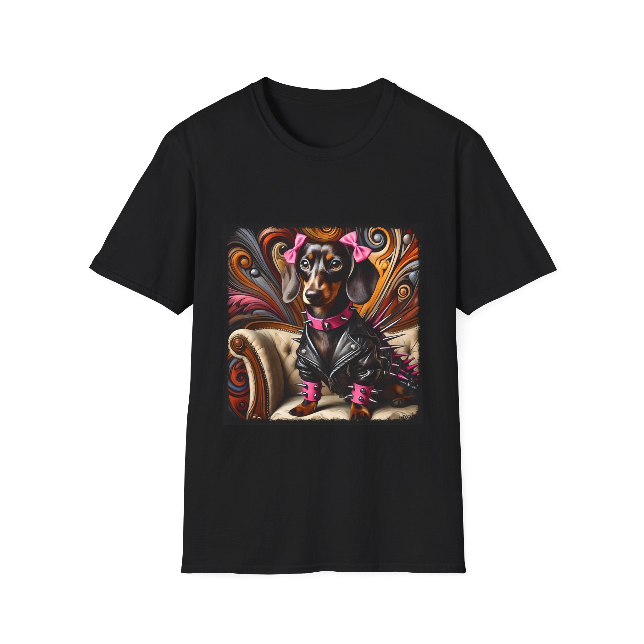 Dachshund Edgy Rocker | Unisex Dog T-Shirt