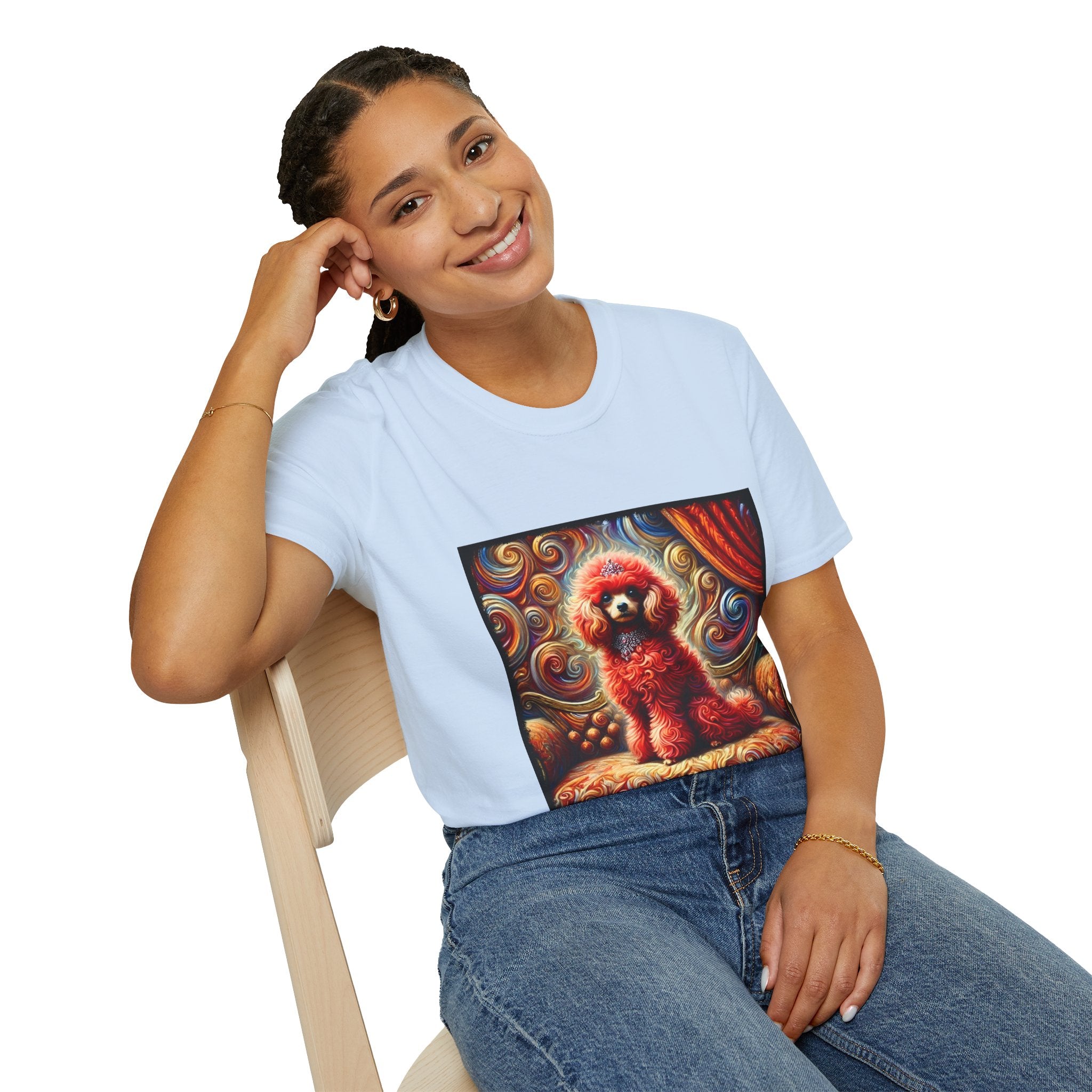 Poodle Fuzzy Swirl | Unisex Dog T-Shirt