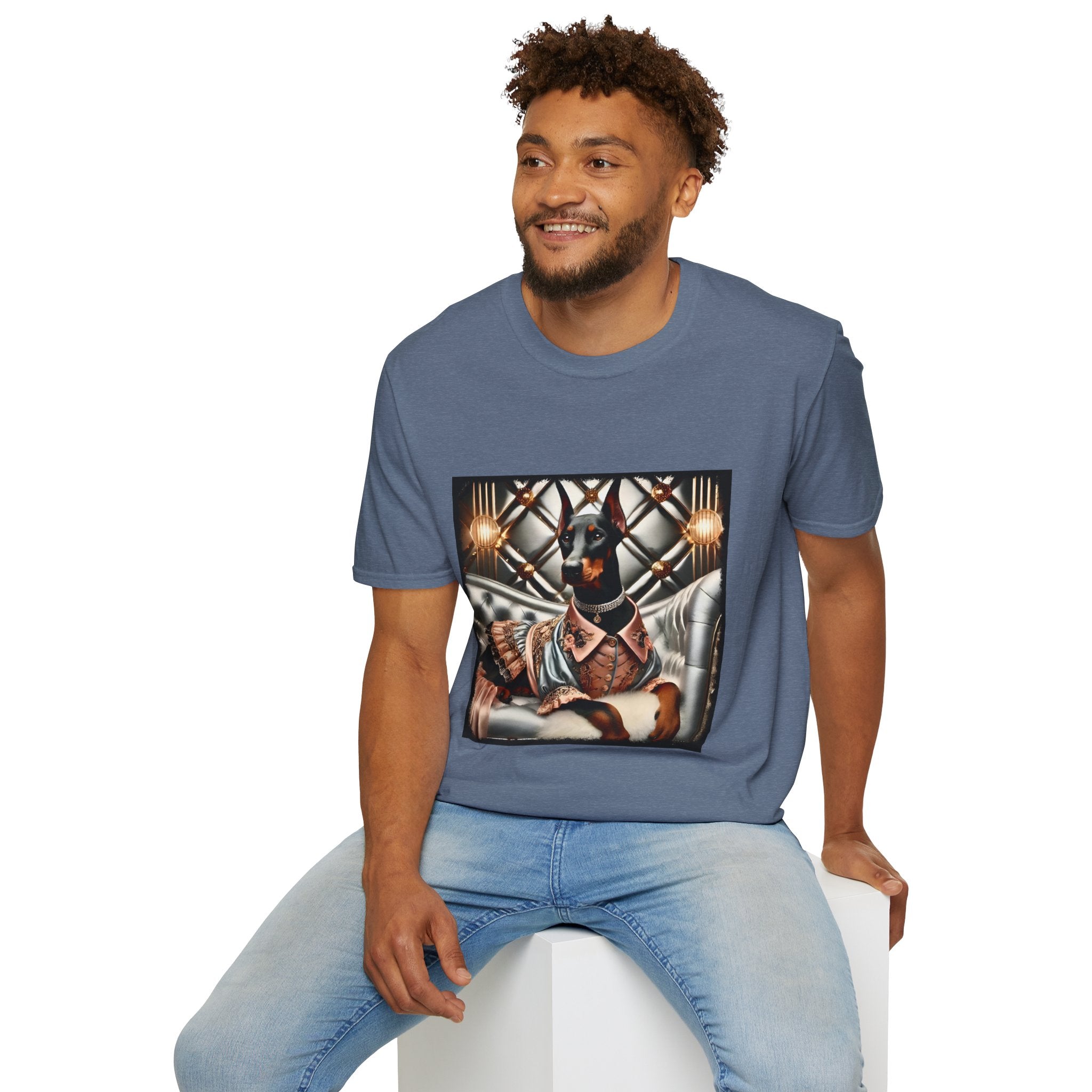 Doberman Pinscher Pawsch Pose | Unisex Dog T-Shirt