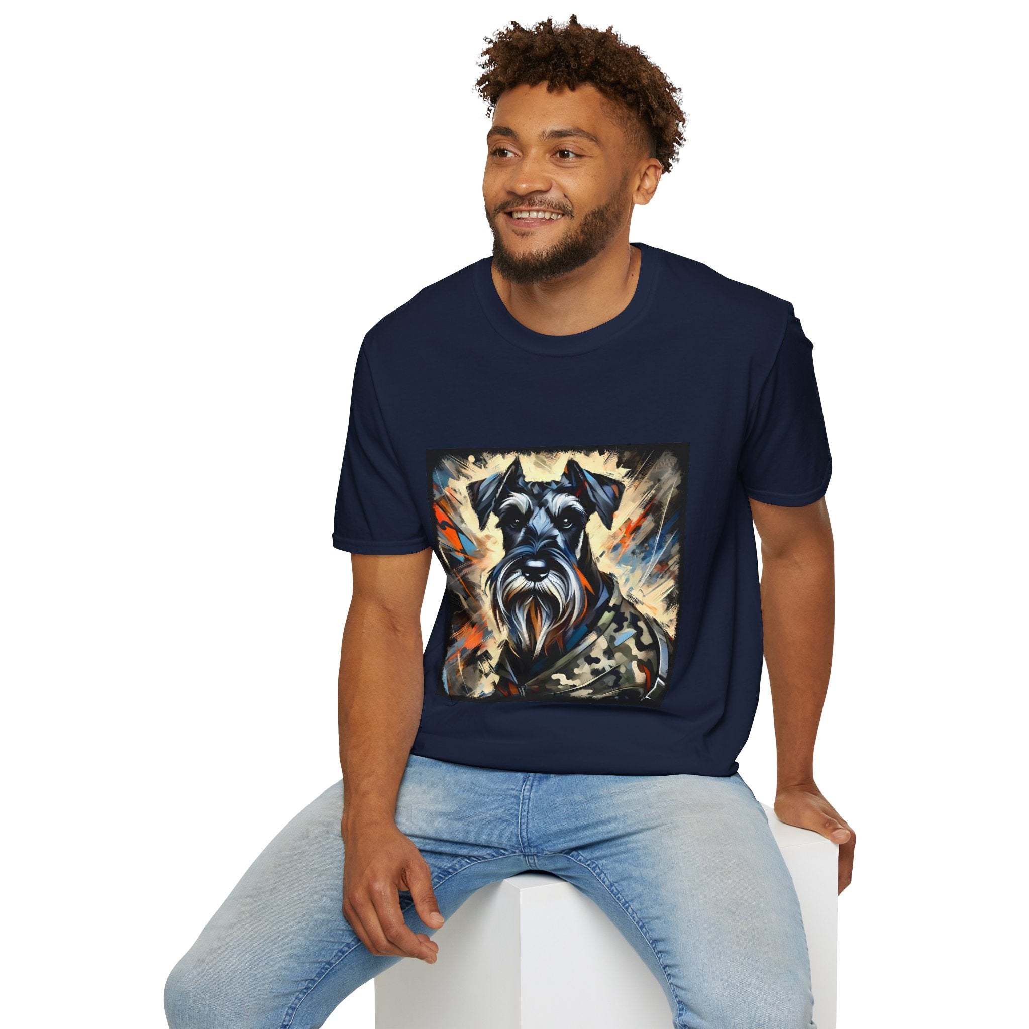 Schnauzer Bold Armor Classic | Unisex Dog T-Shirt