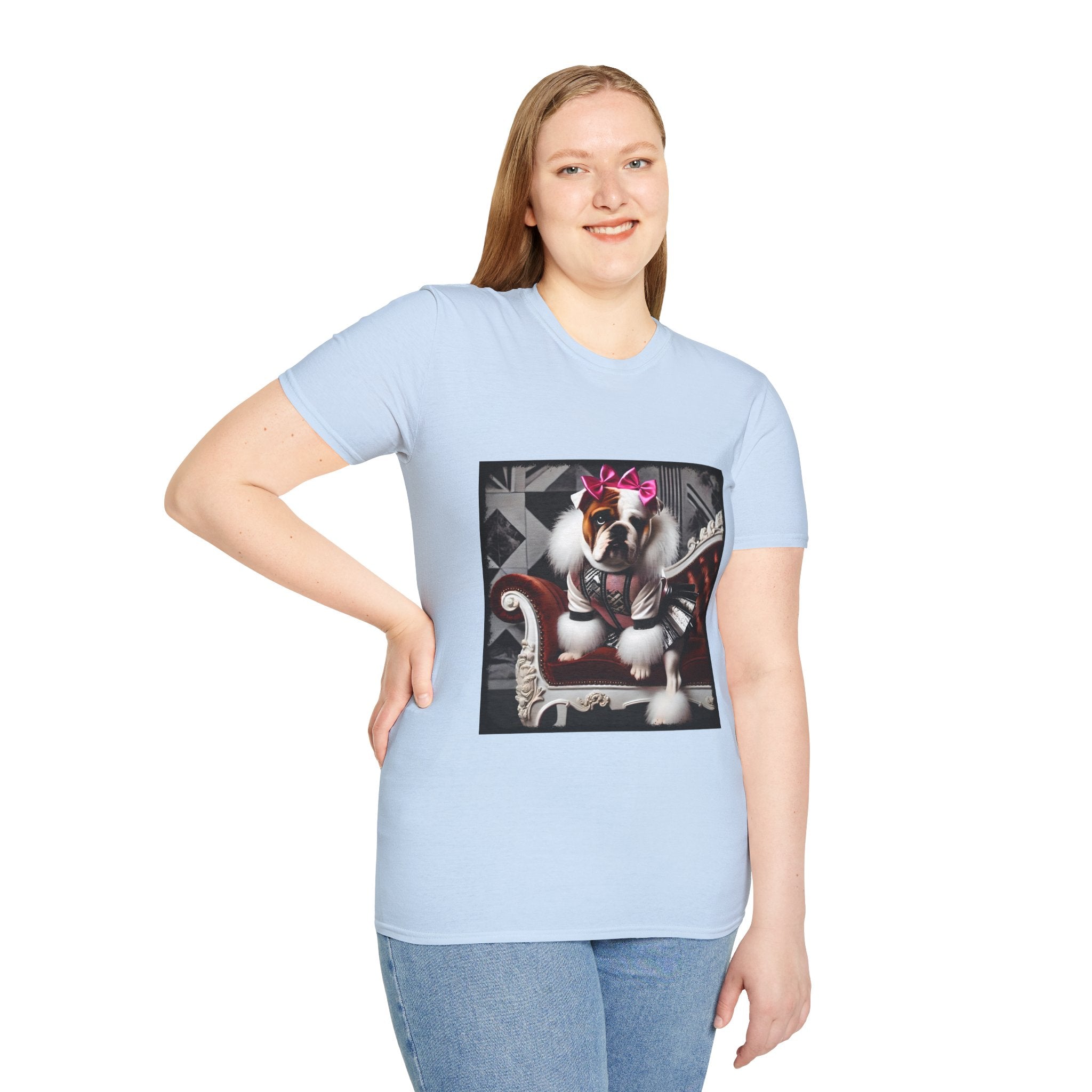 Bulldog Chic Rocker | Unisex Dog T-Shirt