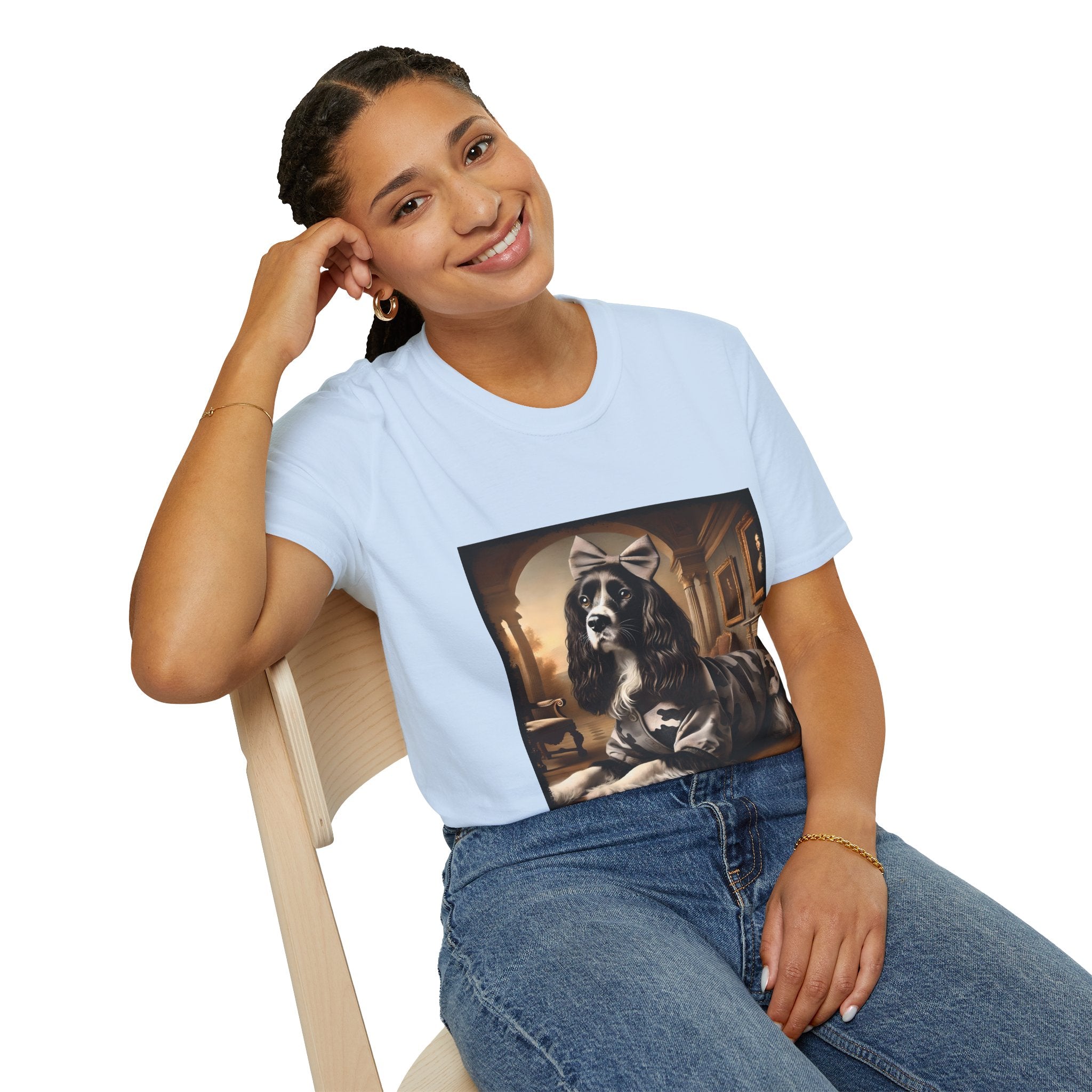 English Springer Spaniel Camo Cutie | Unisex Dog T-Shirt