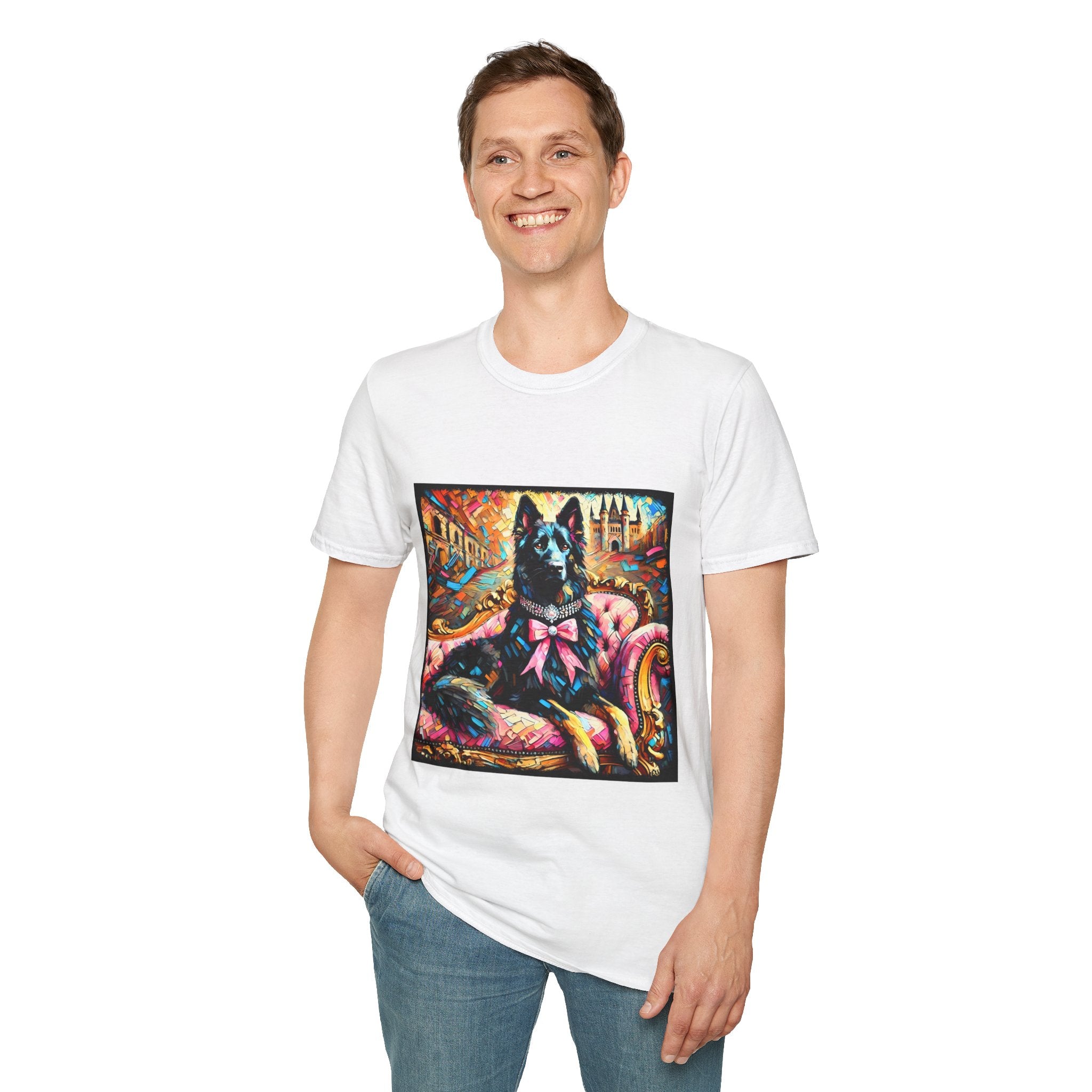 German Shepherd Diamond Princess Classic  | Unisex Dog T-Shirt