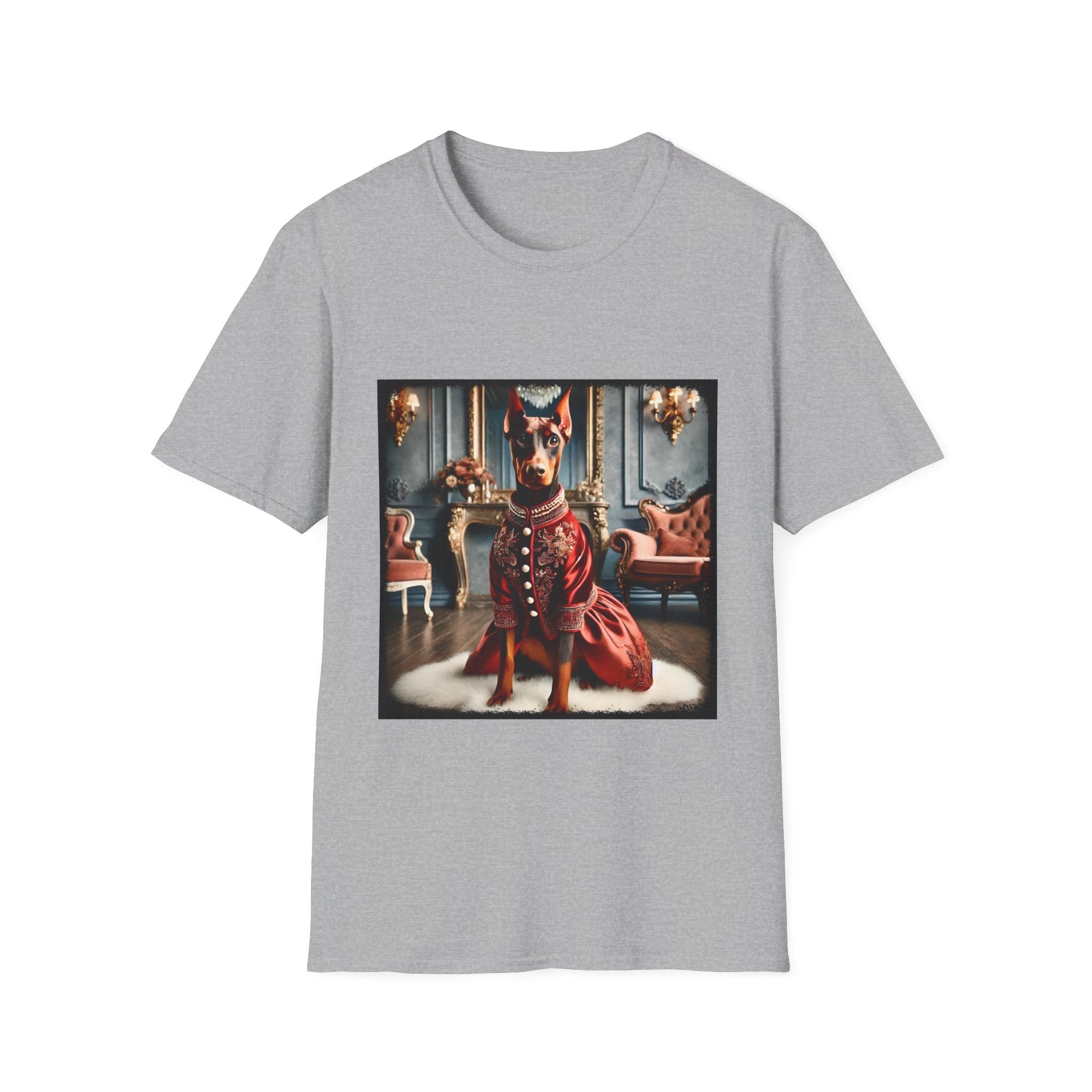 Doberman Pinscher Crimson Cutie | Unisex Dog T-Shirt