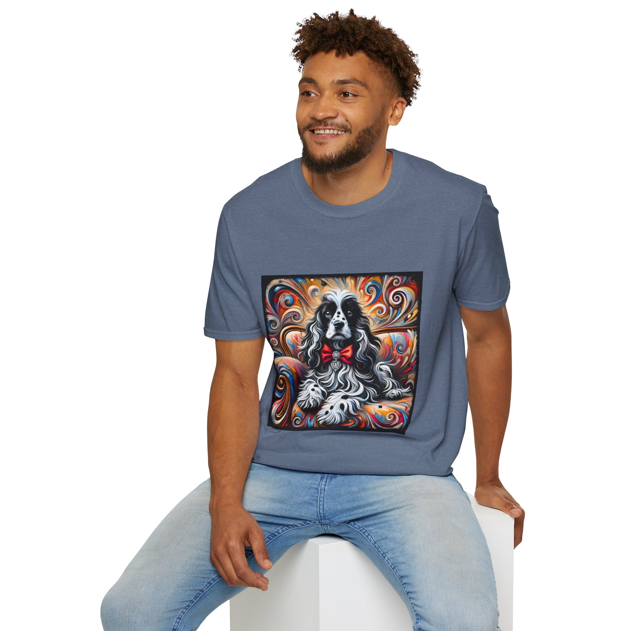 Cocker Spaniel Dream Swirl | Unisex Dog T-Shirt