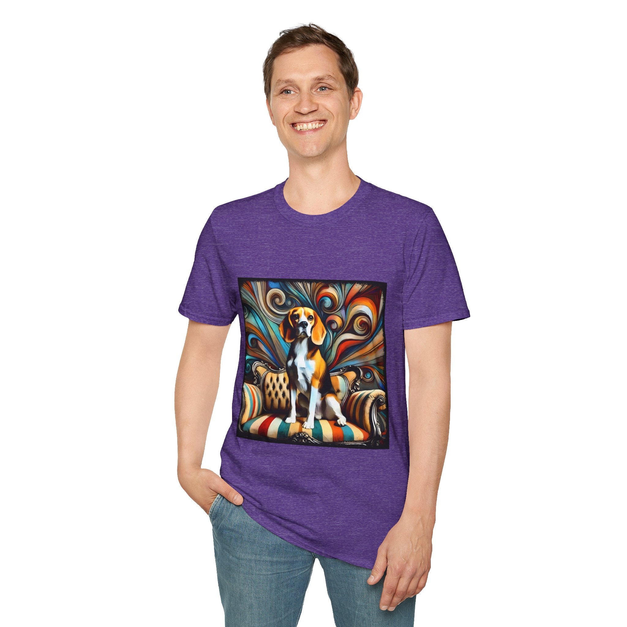 Beagle Warm Swirl | Unisex Dog T-Shirt