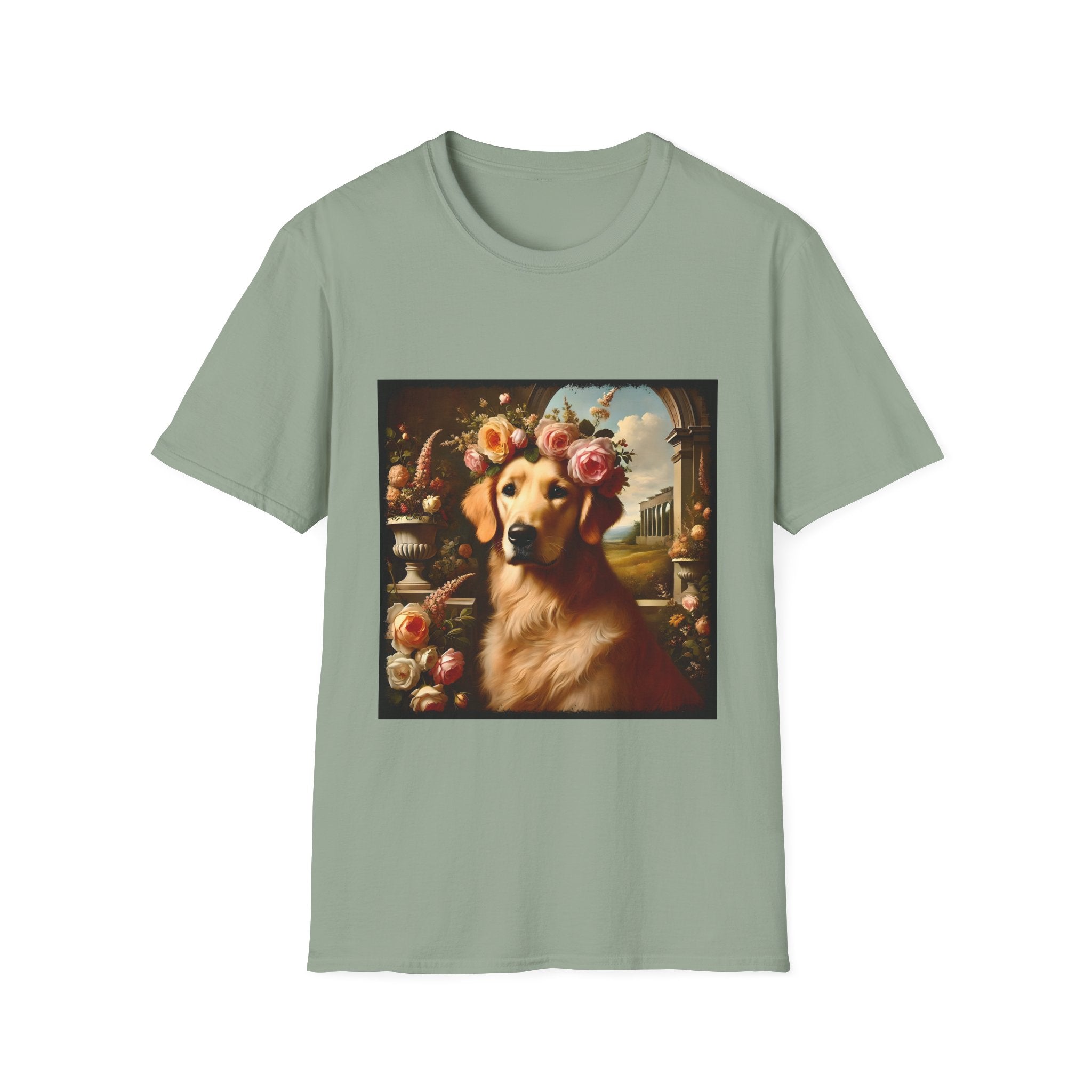 Golden Retriever Shirt | Garden Bliss Dog Lover Tee