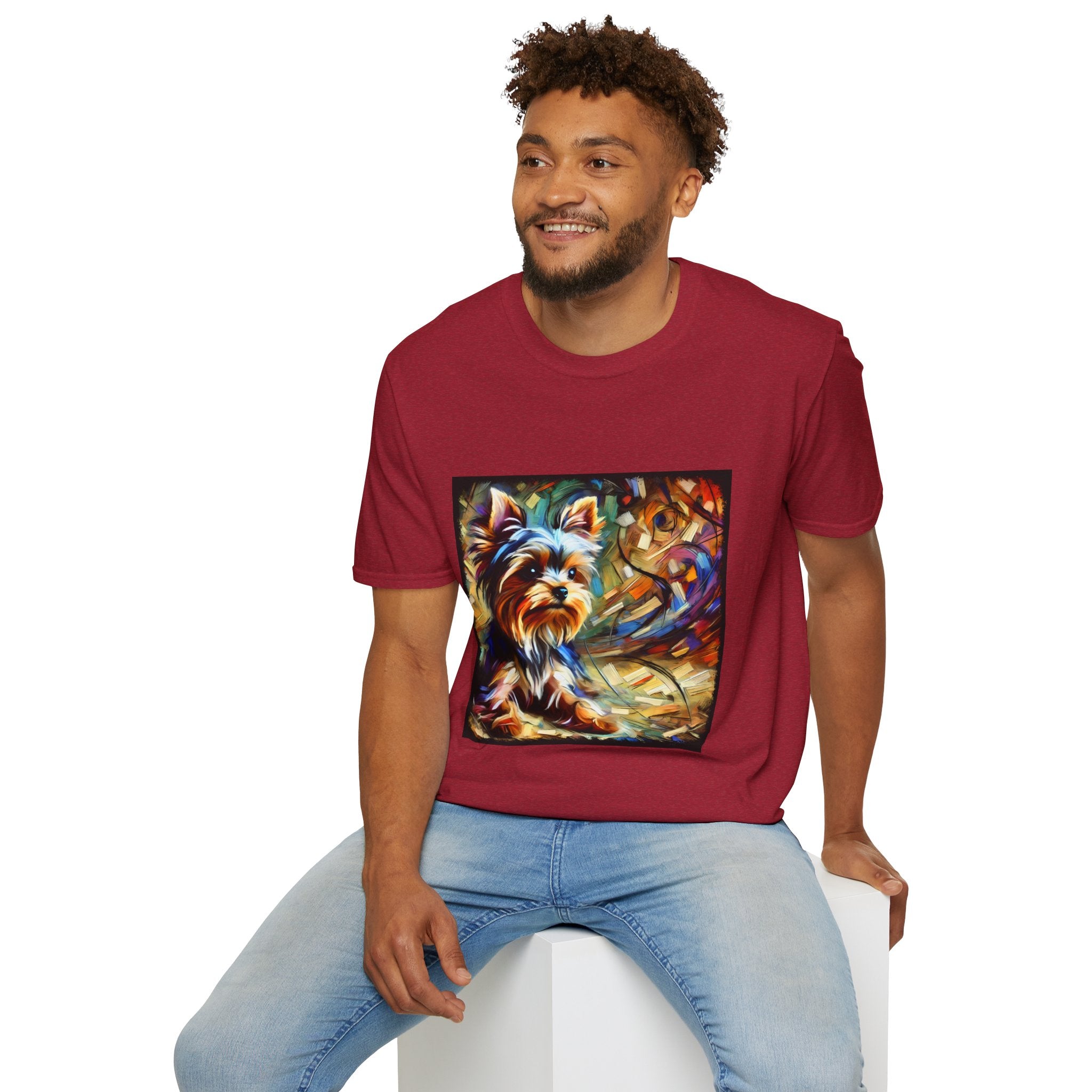 Yorkshire Terrier Multicolored Classic | Unisex Dog T-Shirt