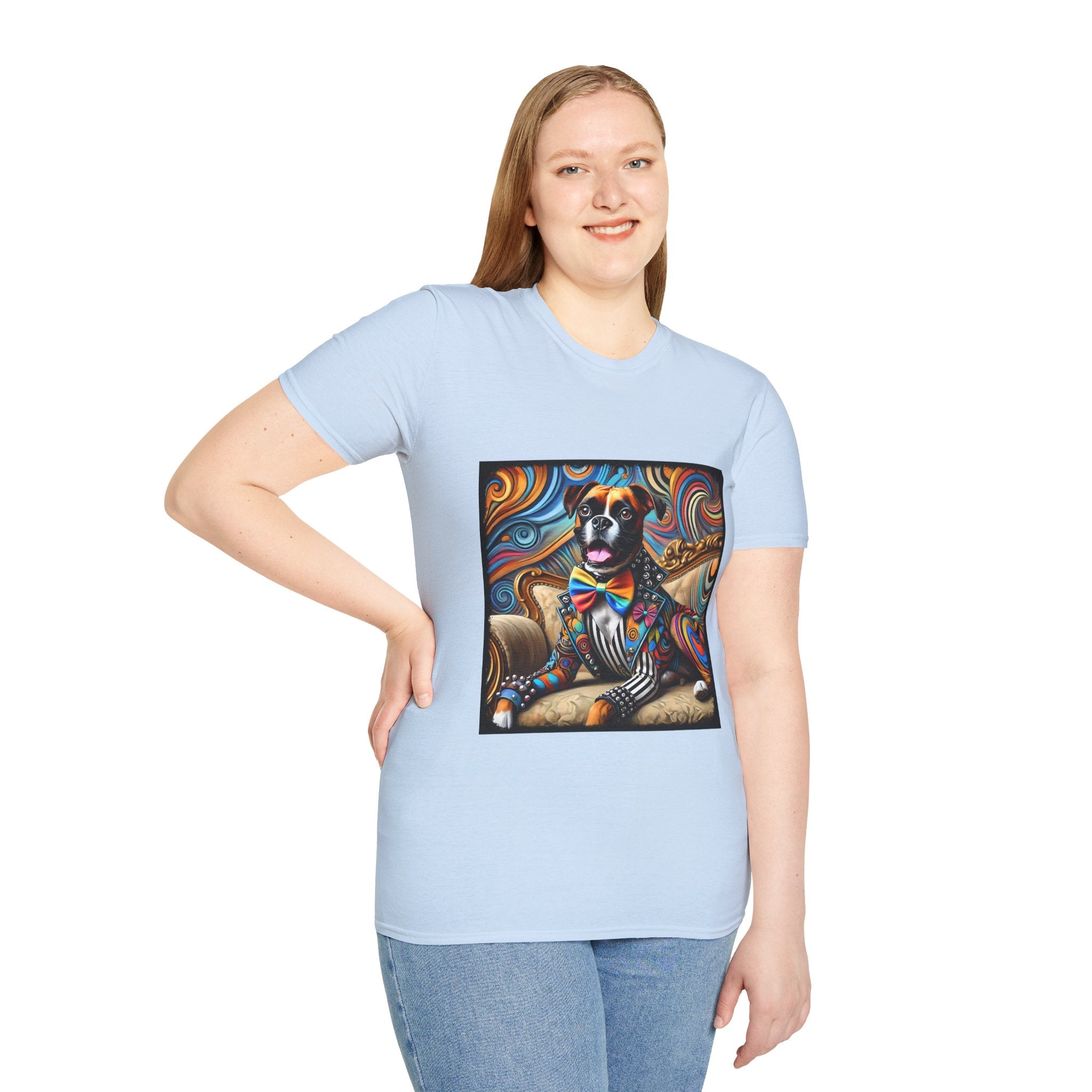Boxer Vivid Rocker | Unisex Dog T-Shirt