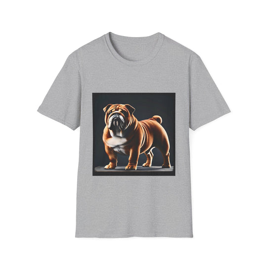 Bulldog Best in Show design dog lover unisex t-shirt in sport grey