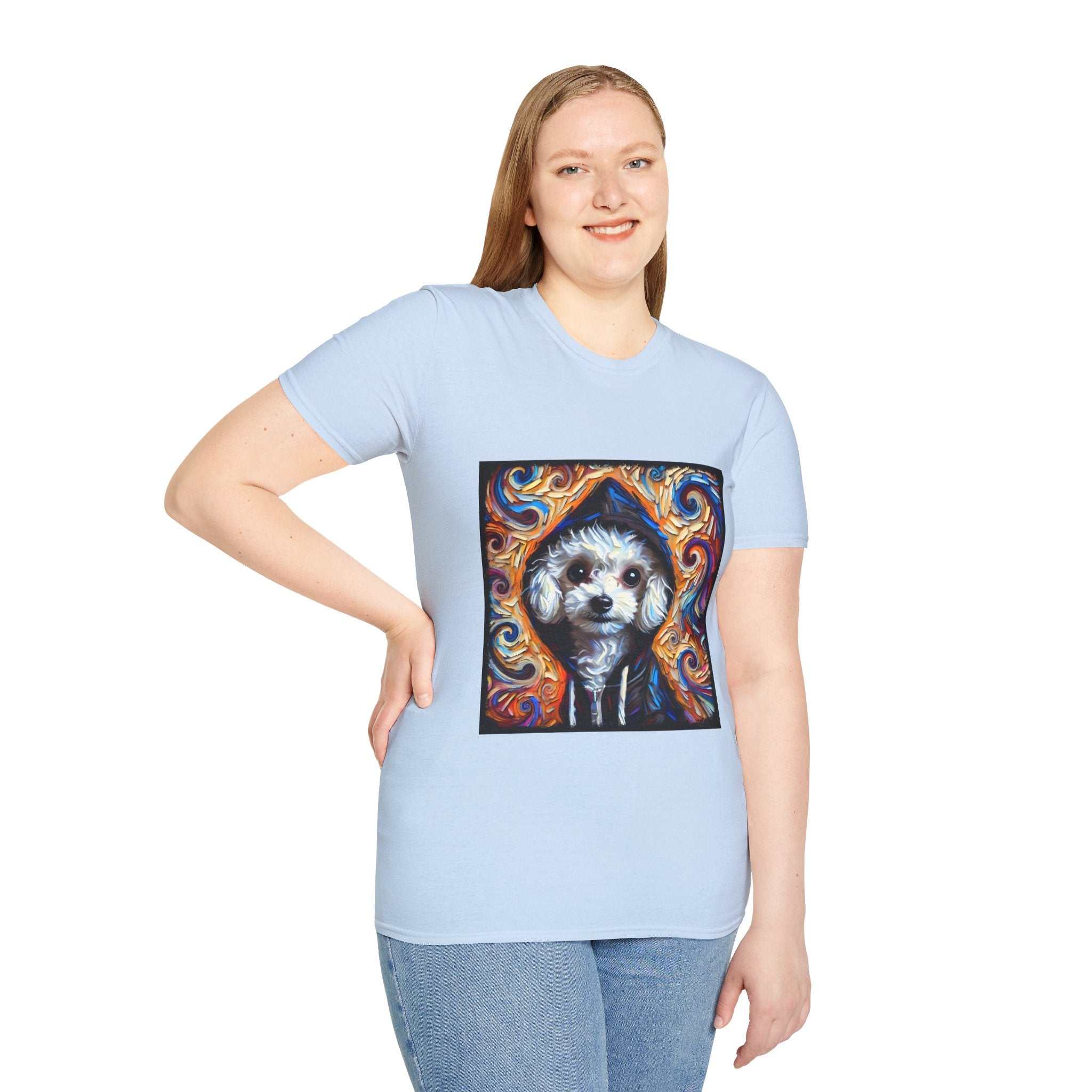 Poodle Bold Relaxed Swirl | Unisex Dog T-Shirt
