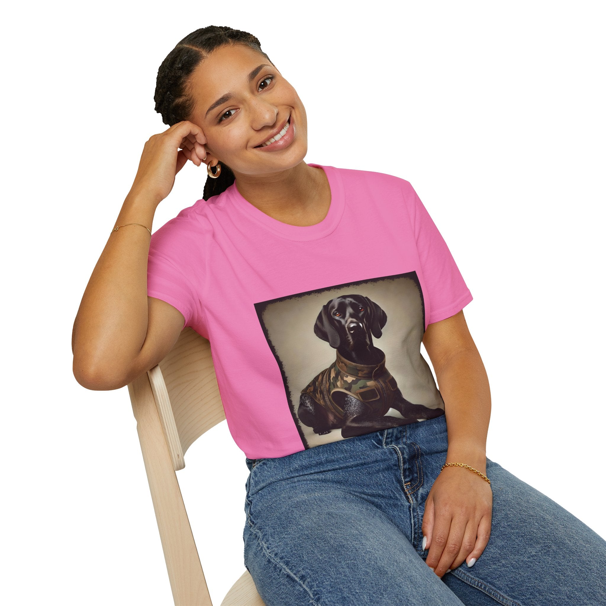 German Shorthaired Pointer Camo Cutie | Unisex Dog T-Shirt