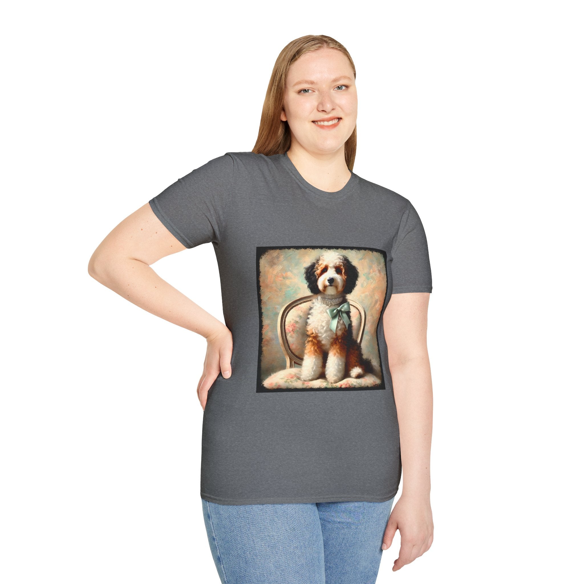Bernedoodle Poised Classic | Unisex Dog T-Shirt