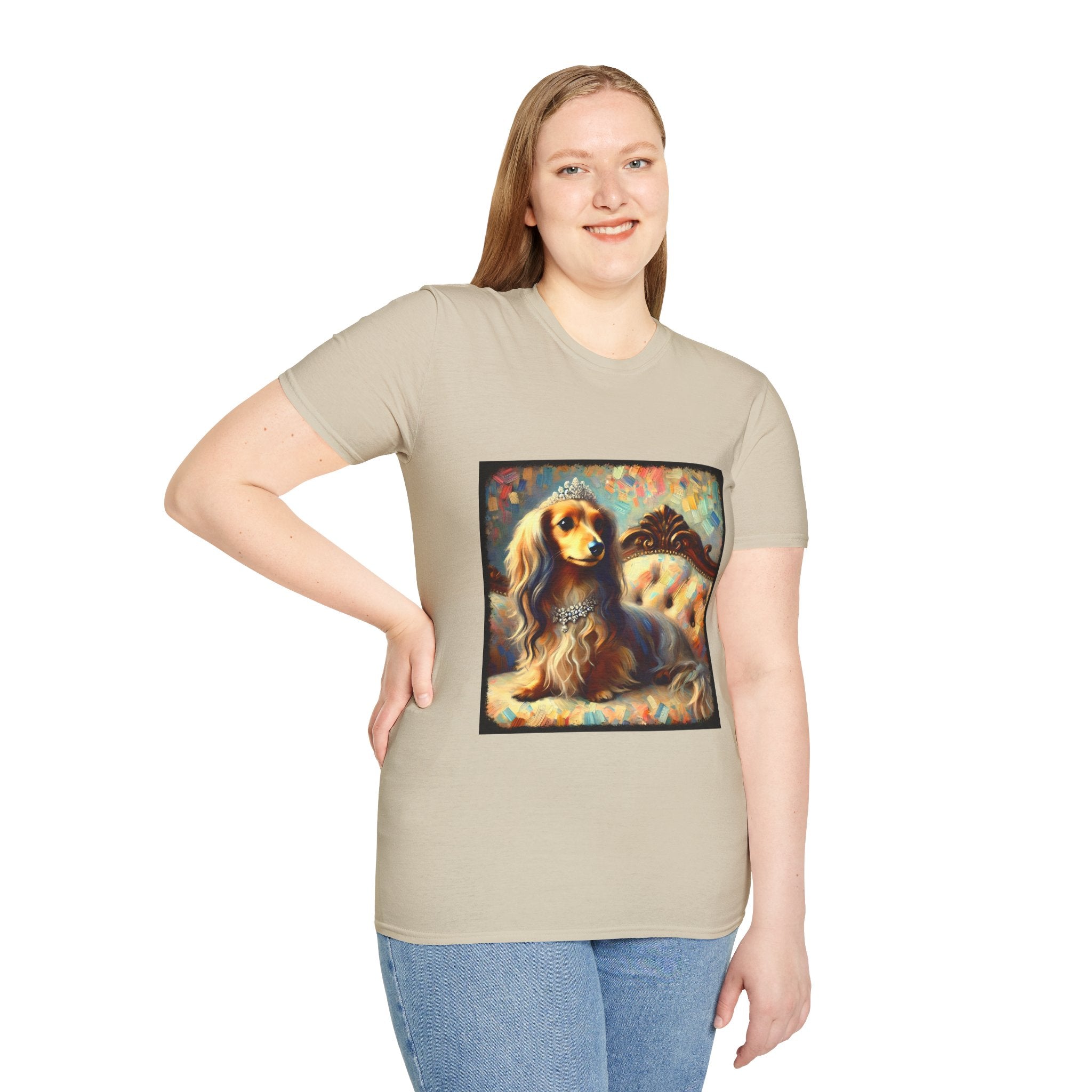 Dachshund Diamond Pastel Classic | Unisex Dog T-Shirt