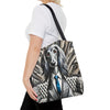 Afghan Hound Tote Bag | B&W Bold Gentleman Dog Lover Gift