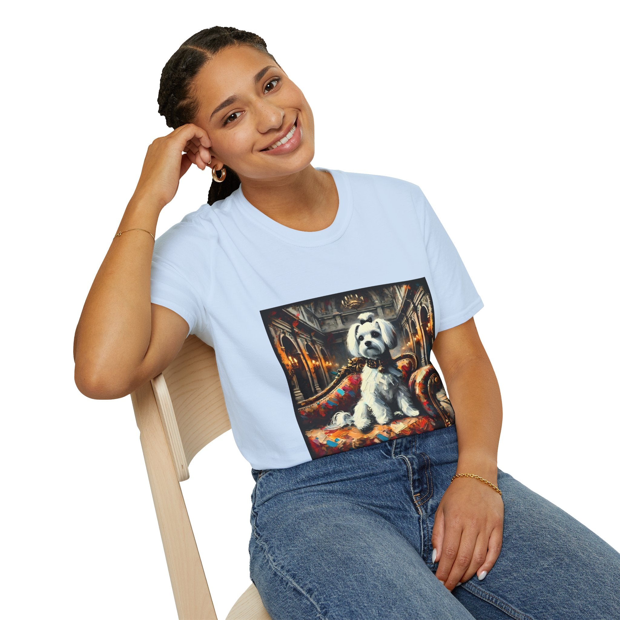 Maltese Bold Classic | Unisex Dog T-Shirt