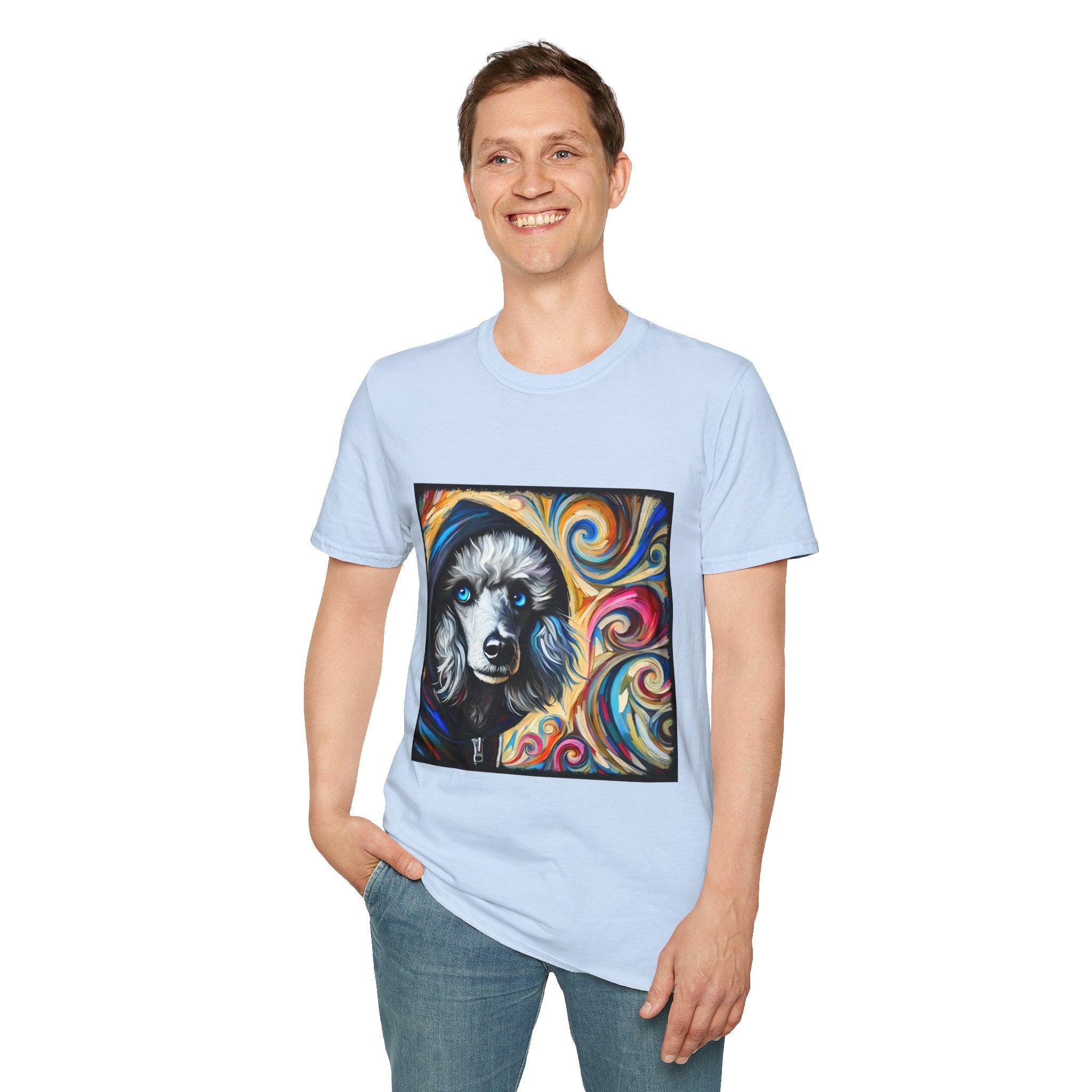 Poodle Relaxed Swirl | Unisex Dog T-Shirt
