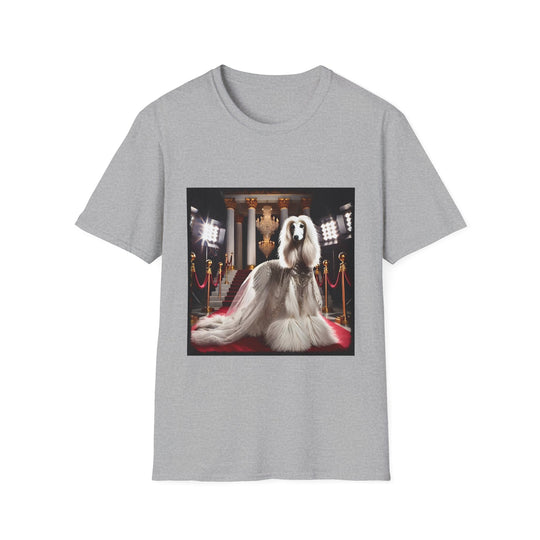 Afghan Hound Exclusive Entry design dog lover unisex t-shirt in sport grey