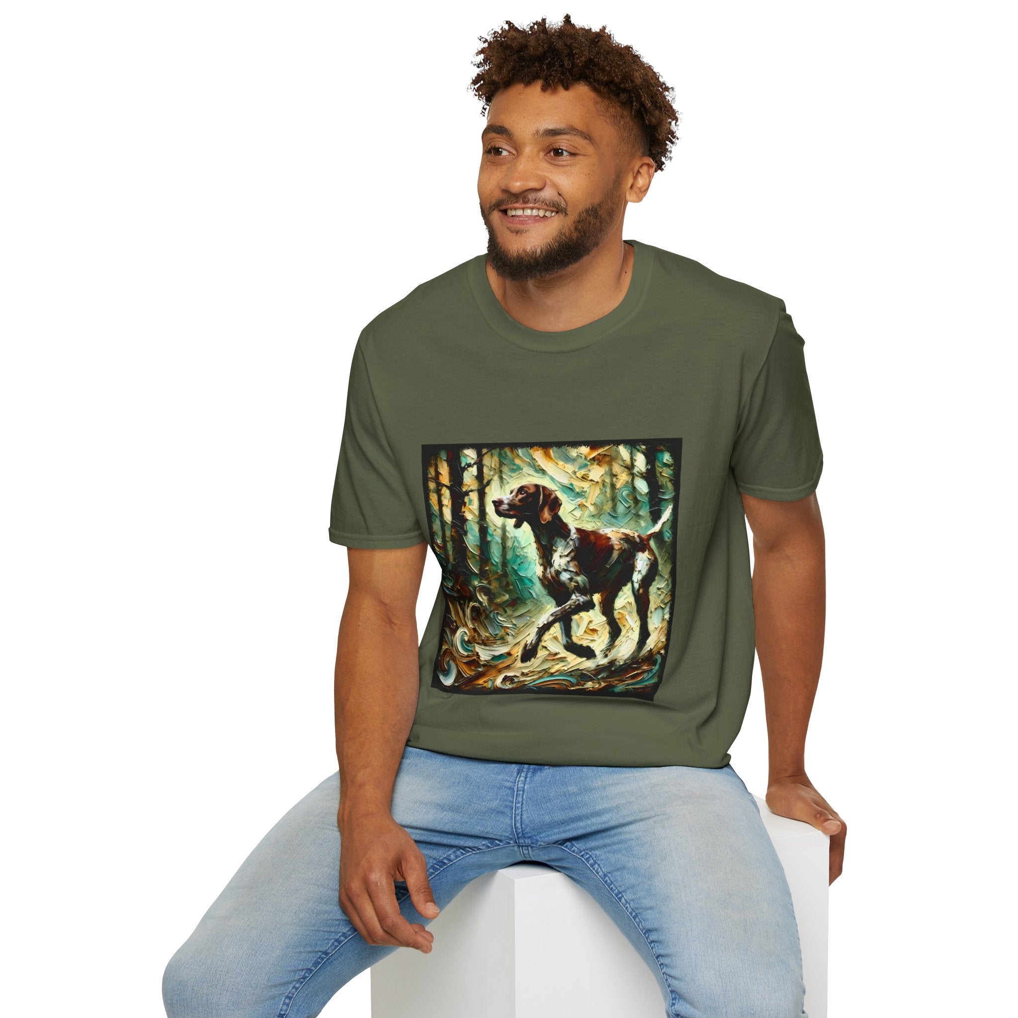 German Shorthaired Pointer Woodland Classic | Unisex Dog T-Shirt