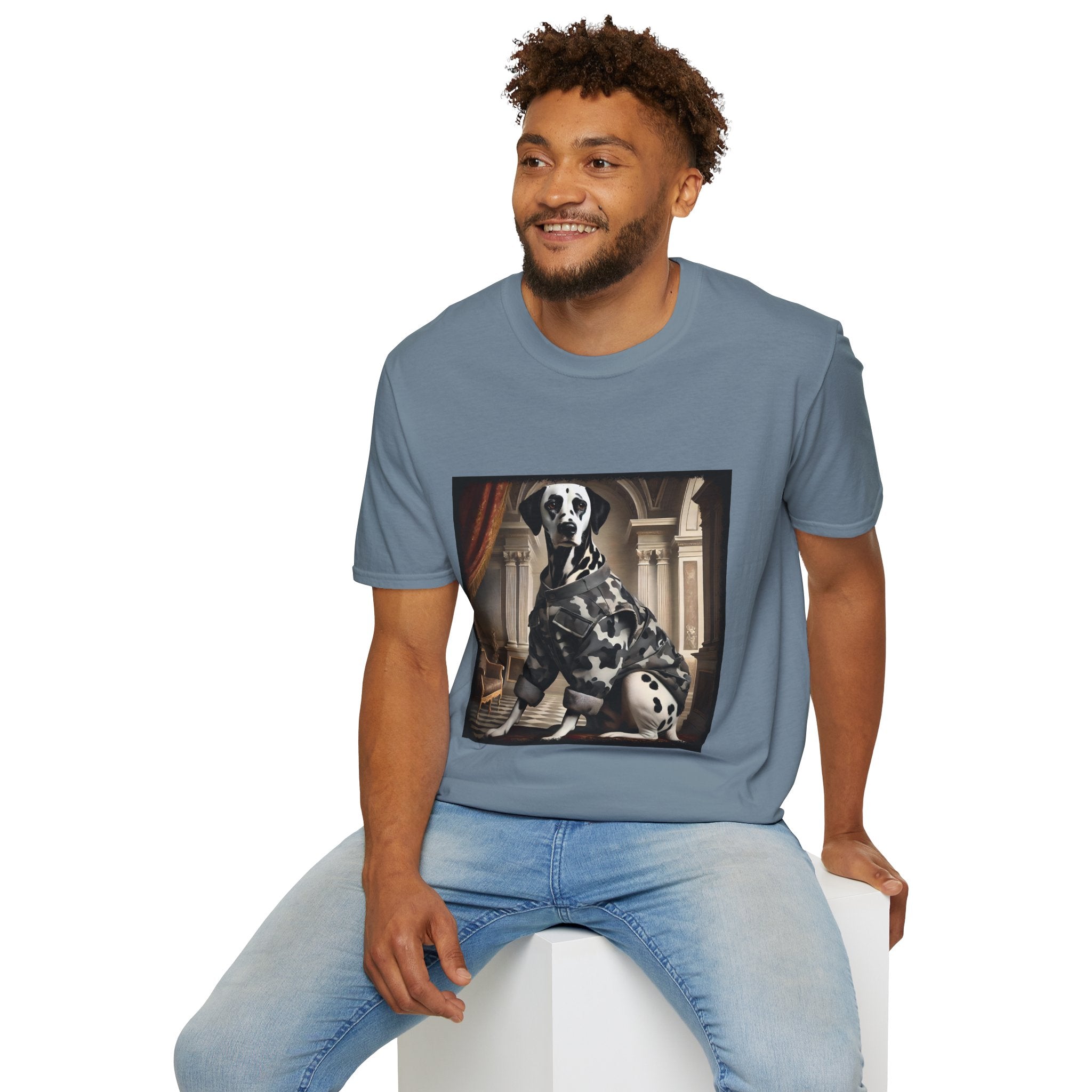 Dalmatian Camo Cutie | Unisex Dog T-Shirt