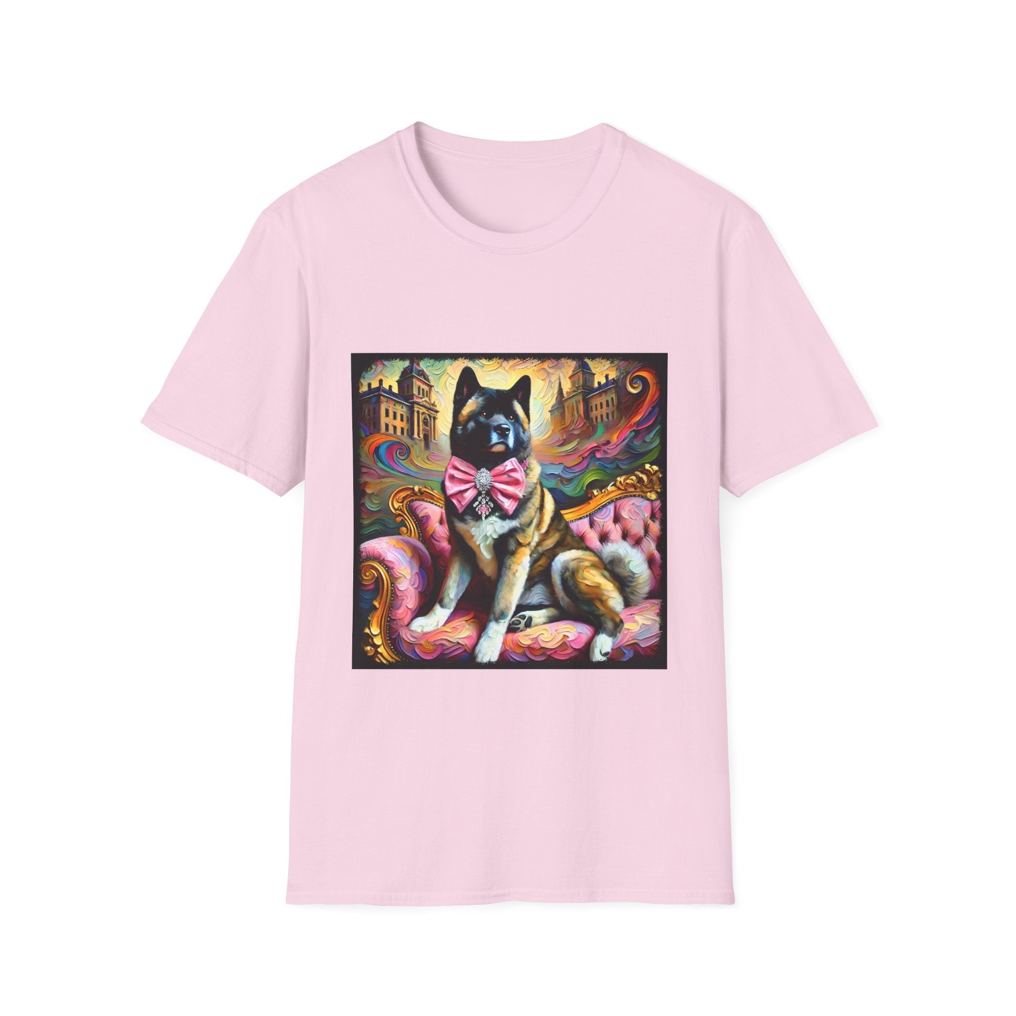 Akita Shirt | Diamond Bow Classic Dog Lover Tee