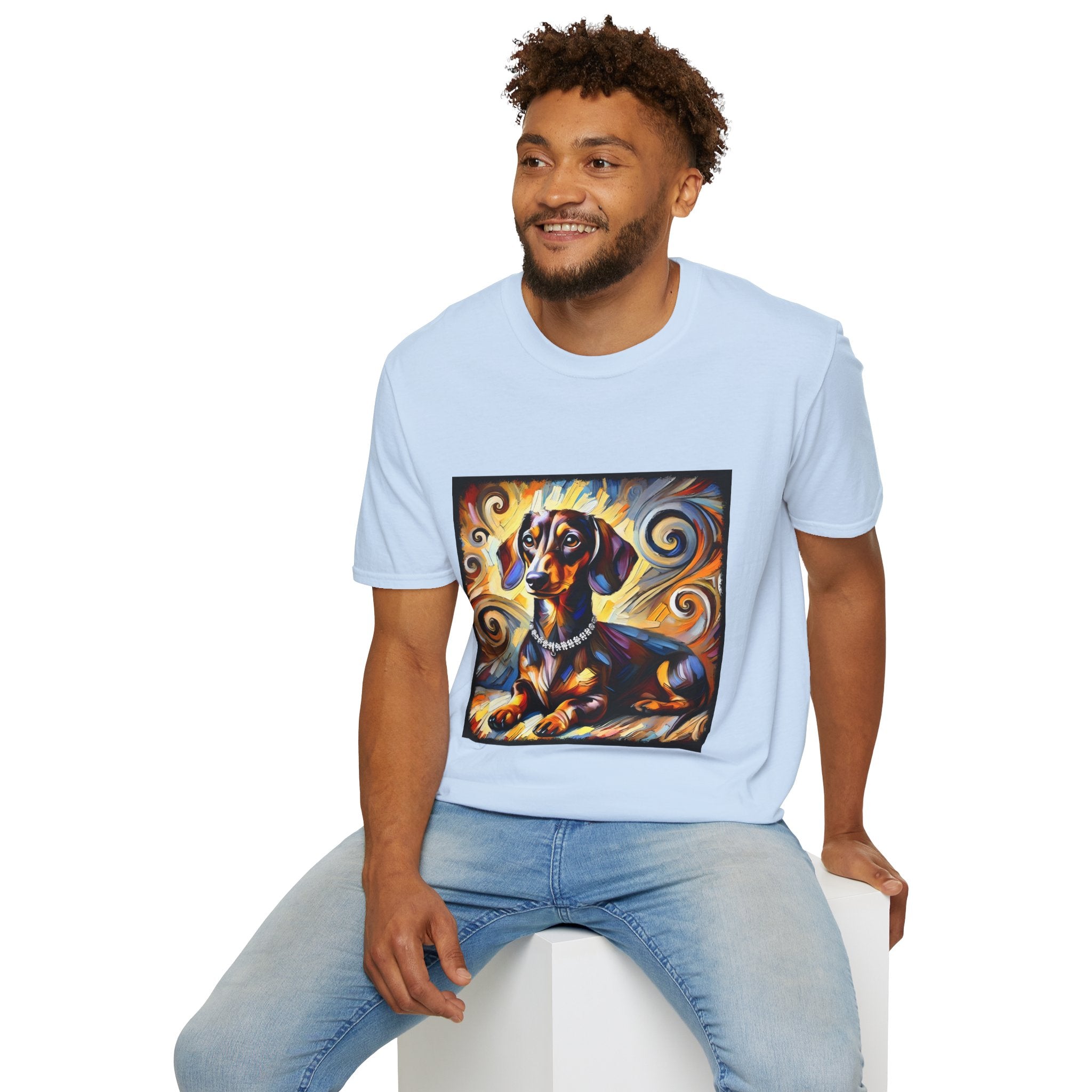 Dachshund Sun Swirl | Unisex Dog T-Shirt