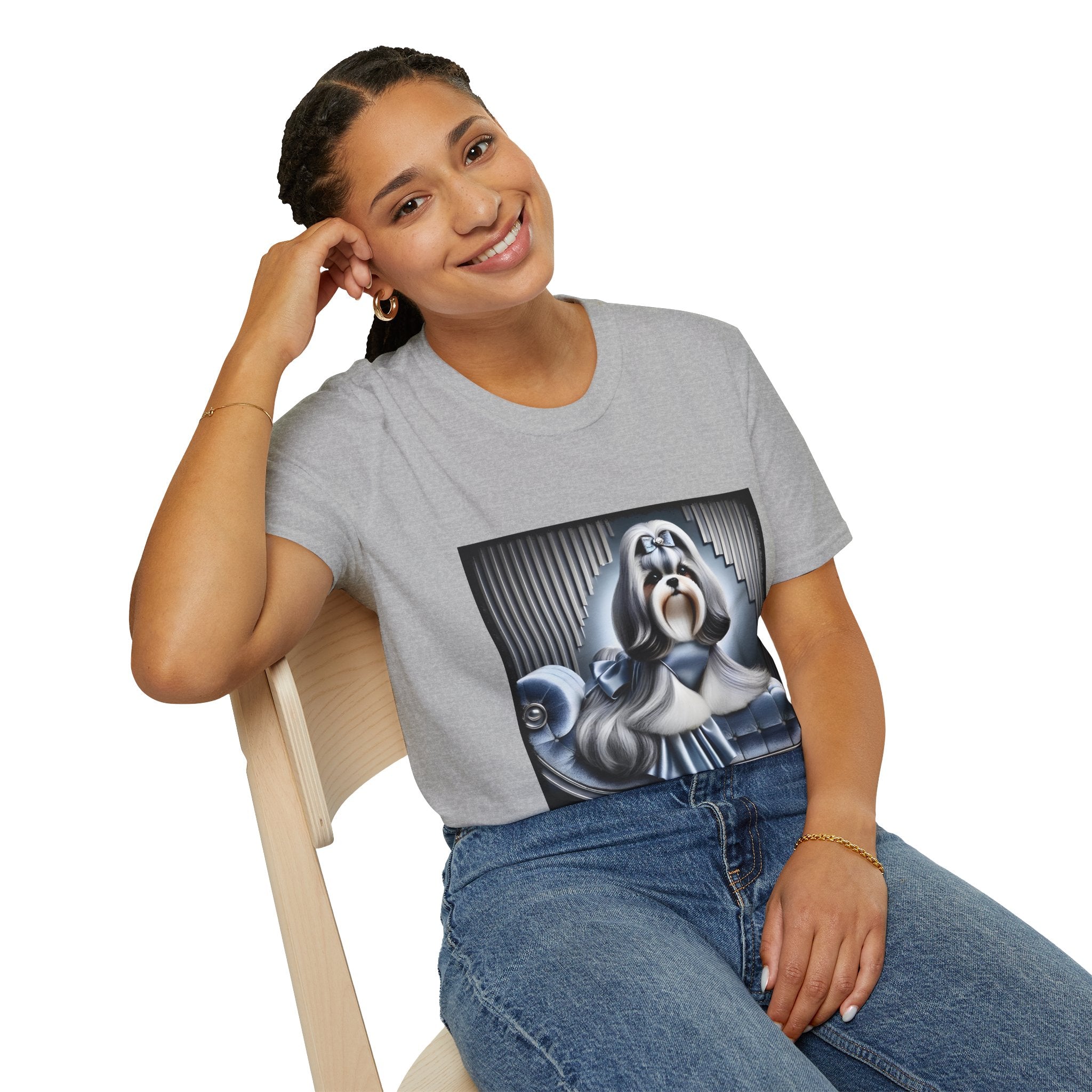 Shih Tzu Satin Dream  | Unisex Dog T-Shirt
