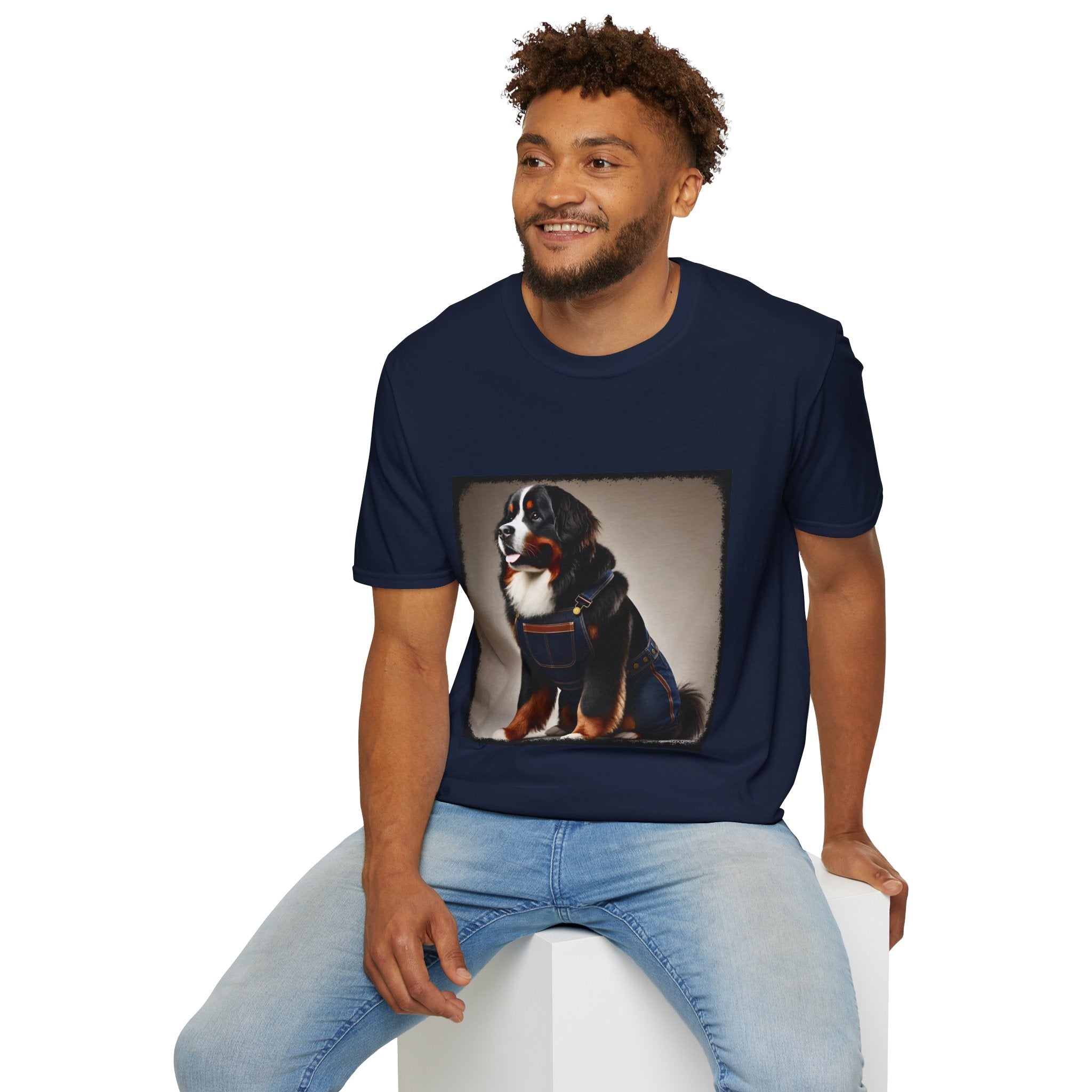 Bernese Mountain Dog Shirt | Denim Darling Dog Lover Tee