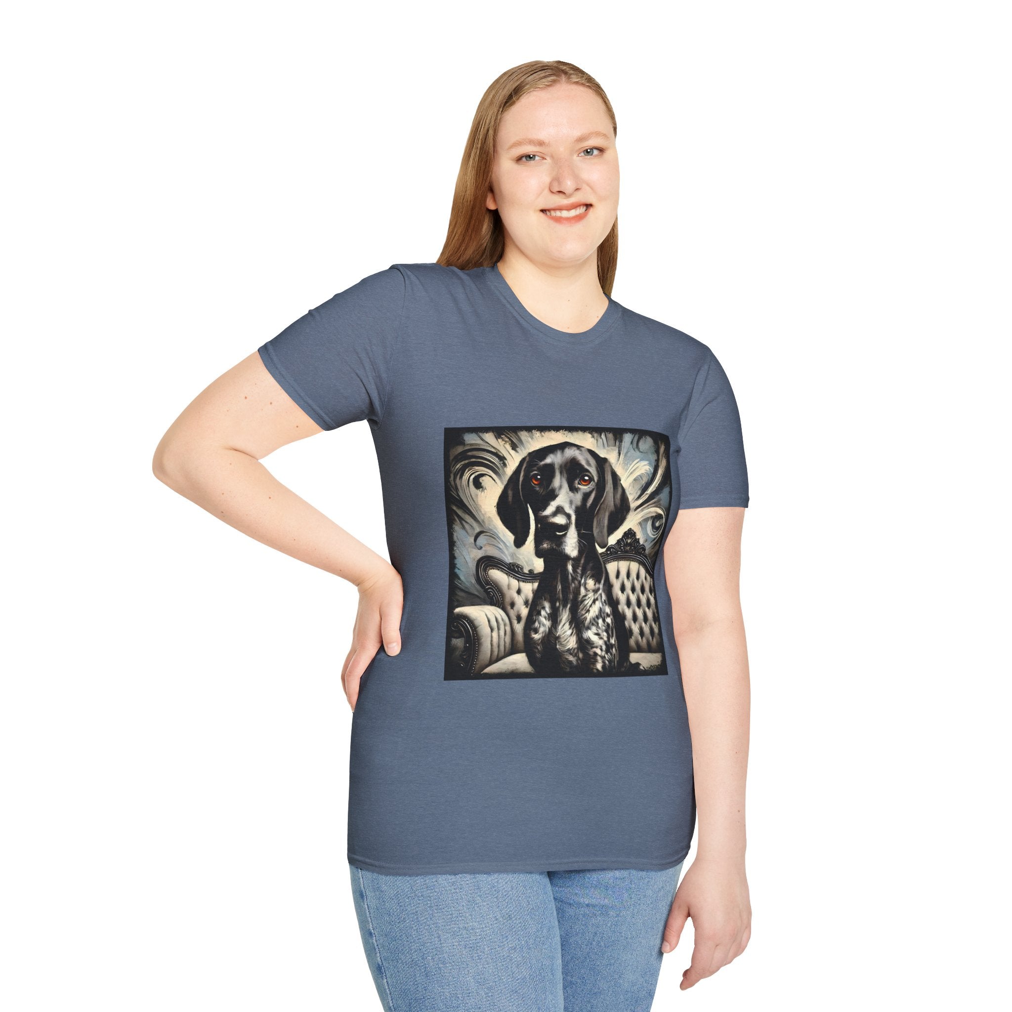 German Shorthaired Pointer Handsome Gent| Unisex Dog T-Shirt