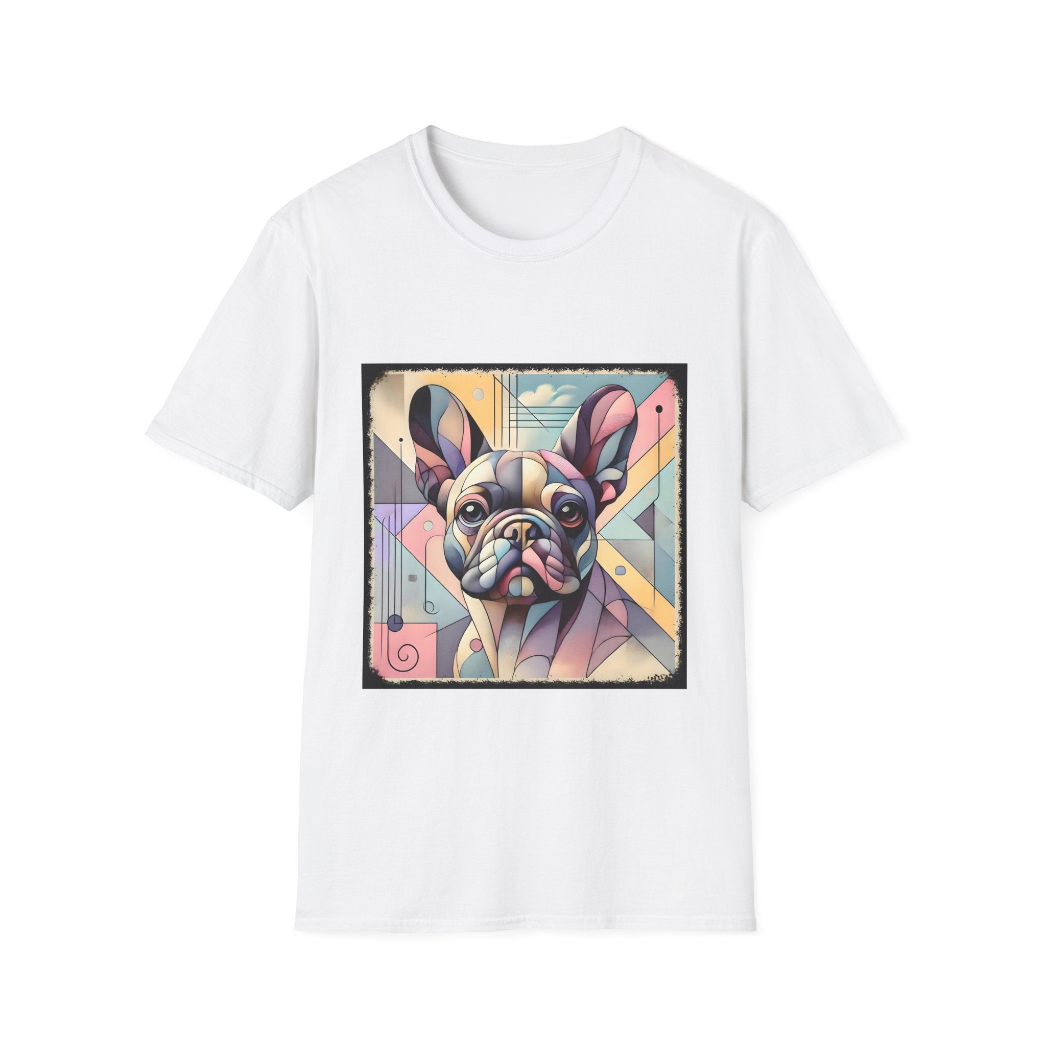 French Bulldog Shirt | Pastel Geometric Dog Lover Tee