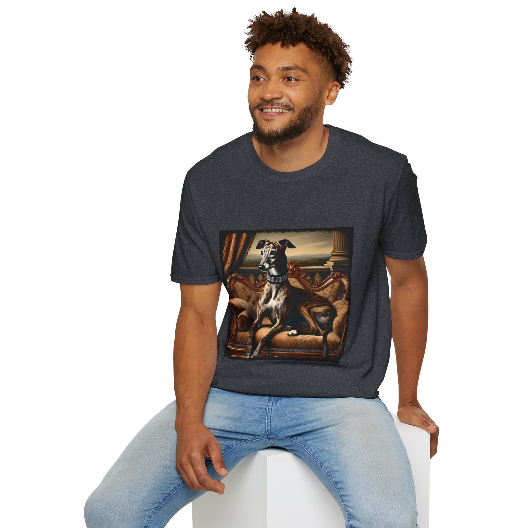 Whippet Brindle Diva | Unisex Dog T-Shirt