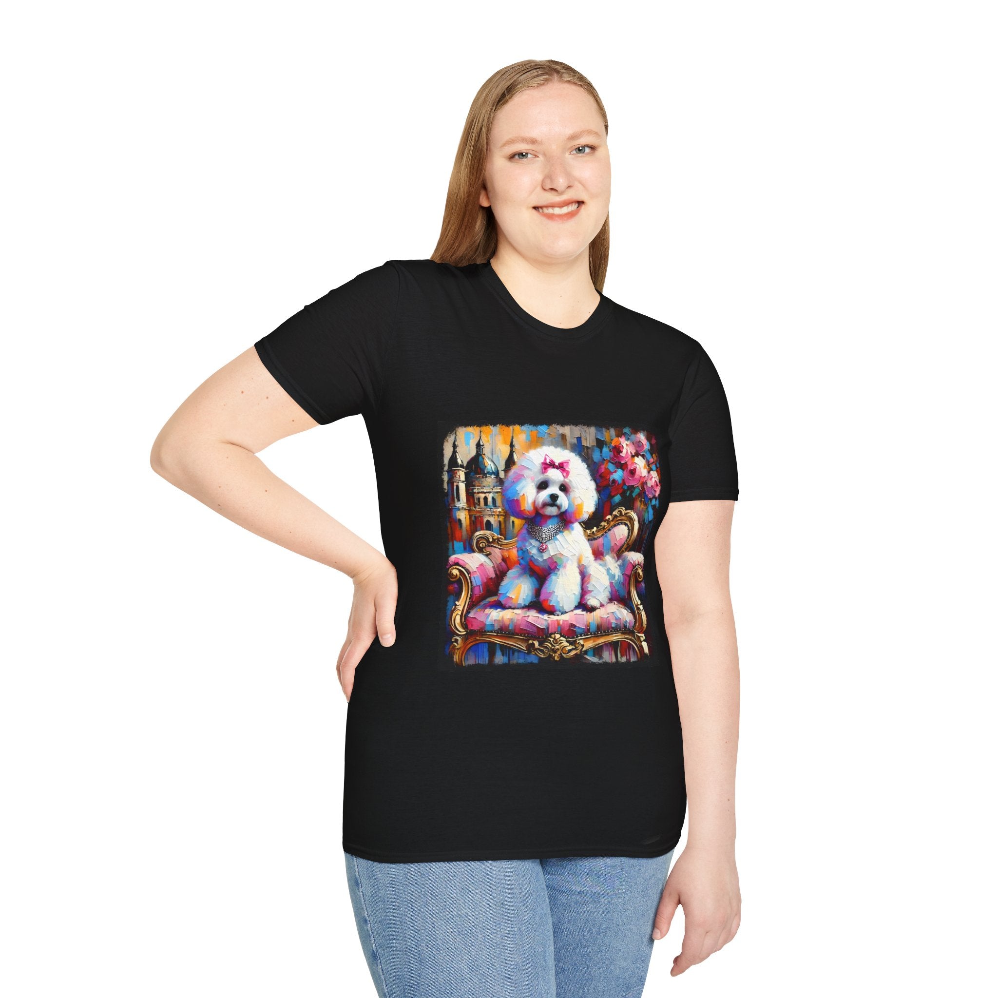 Bichon Frise diamond Princess Classic | Unisex Dog T-Shirt