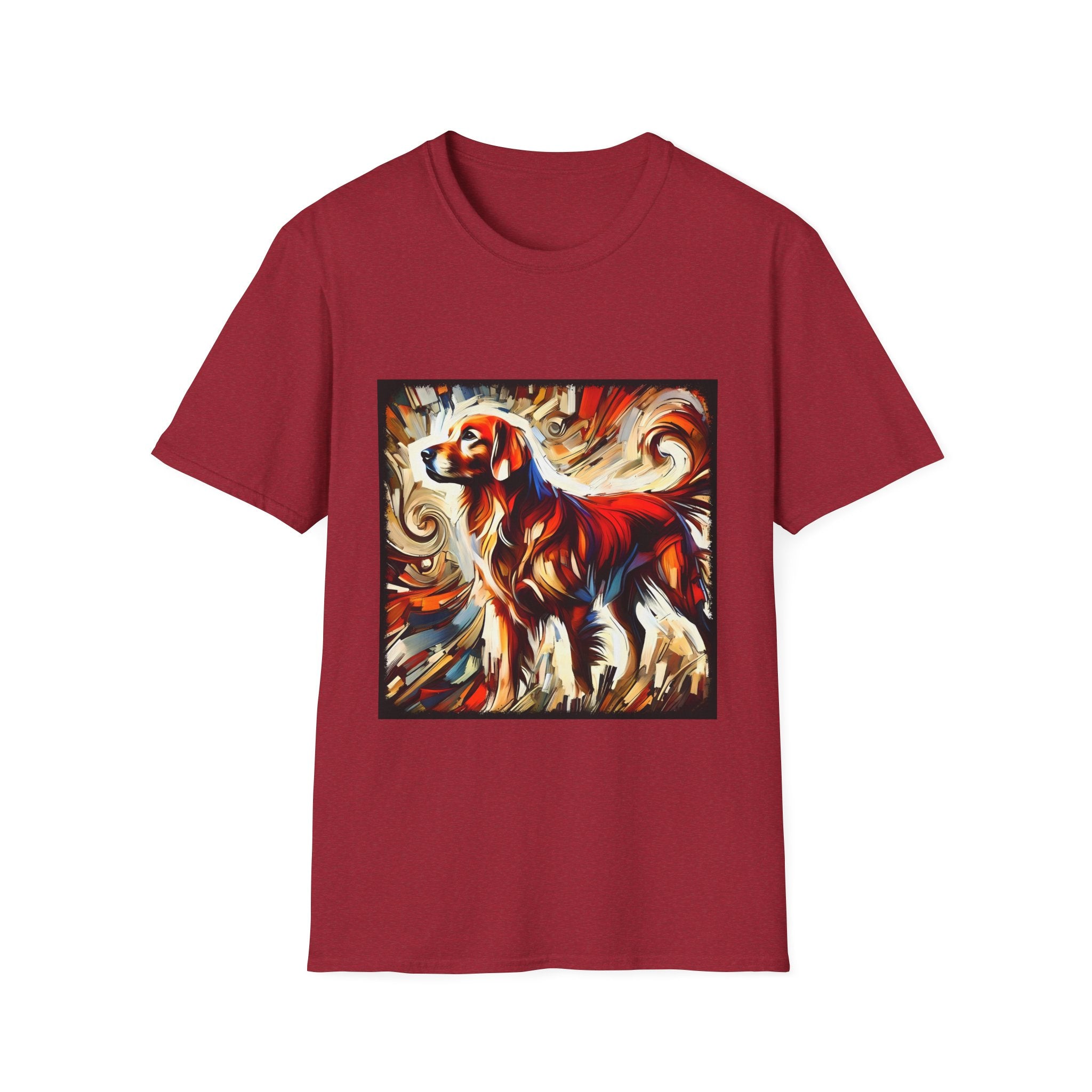 Golden Retriever Shirt | Bold Red Classic Dog Lover Tee