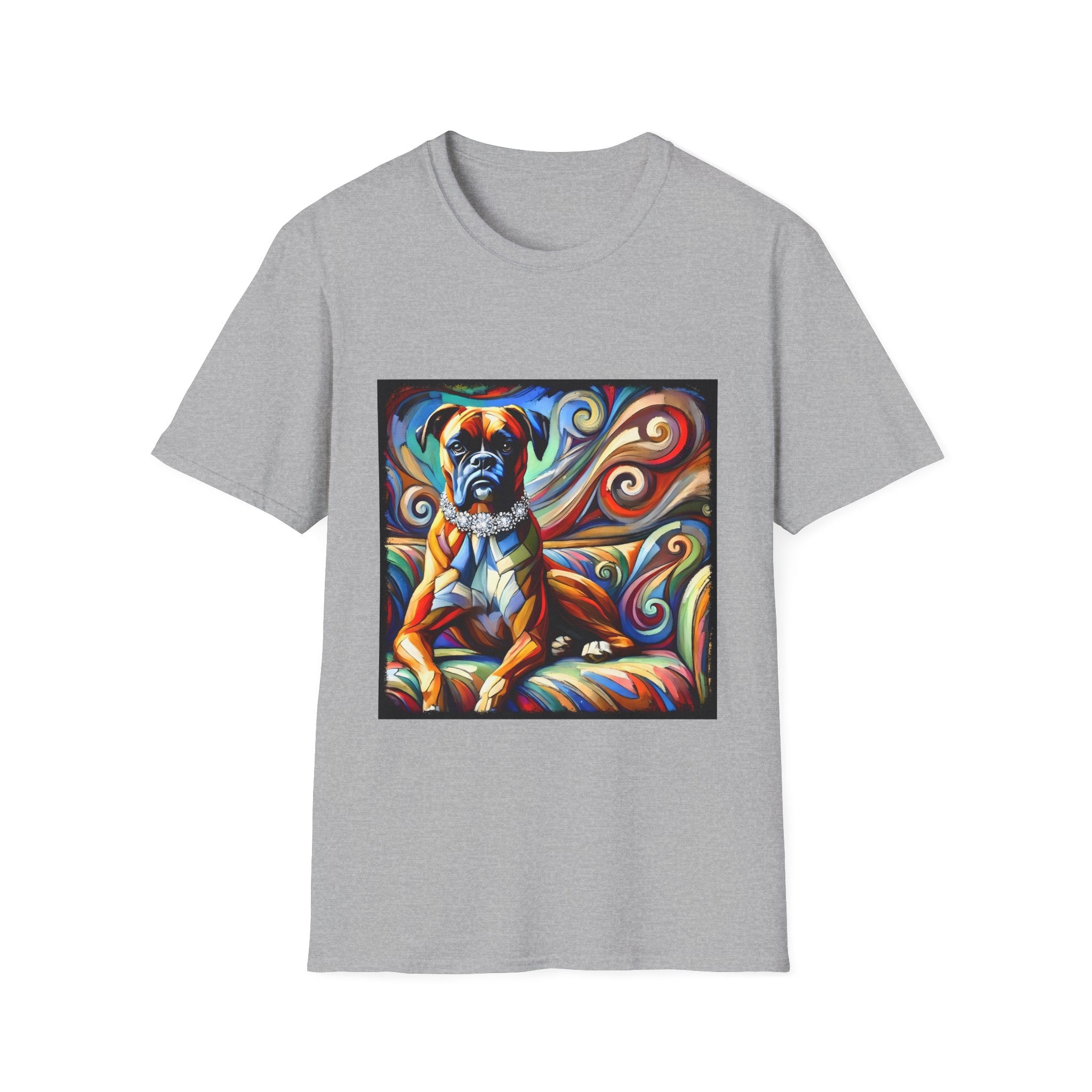 Boxer Diamond Swirl | Unisex Dog T-Shirt