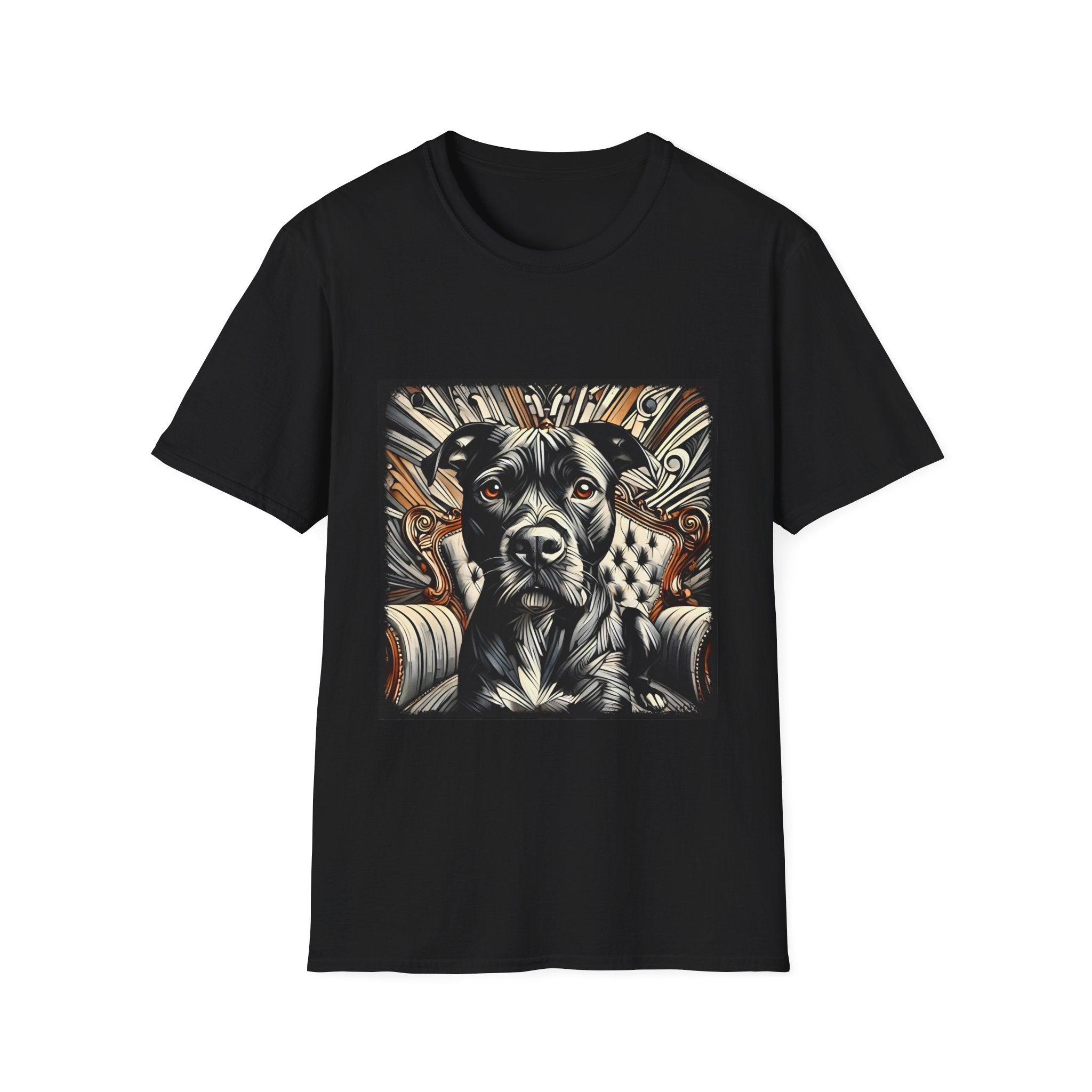 American Pit Bull Terrier Shirt | B&W Brown Eyes Dog Lover Tee