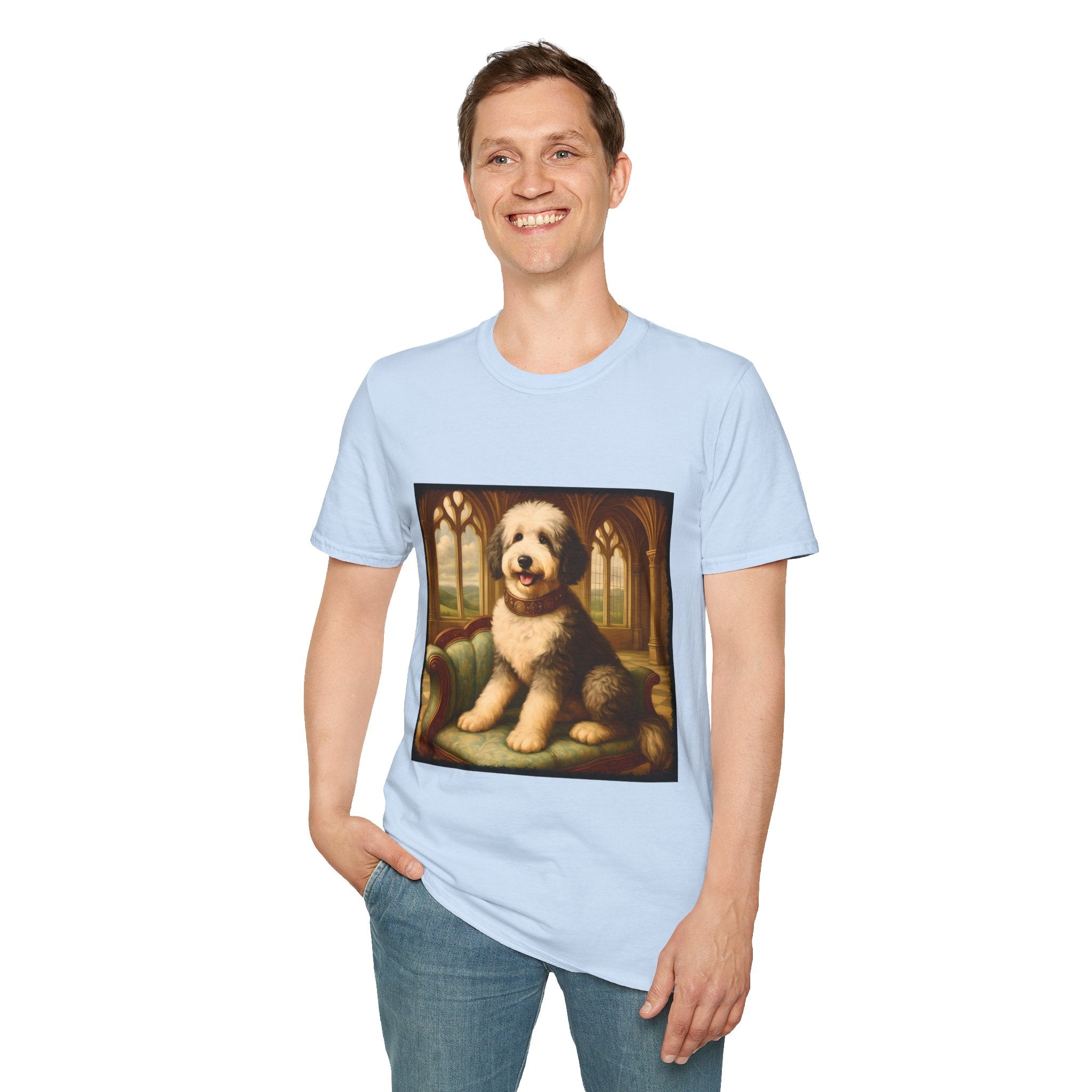 Sheepadoodle Posh Prince | Unisex Dog T-Shirt
