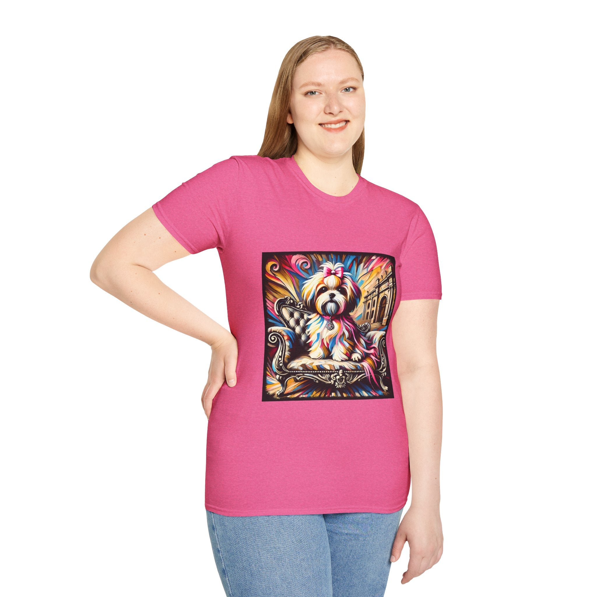 Lhasa Apso Diamond Princess Classic | Unisex Dog T-Shirt