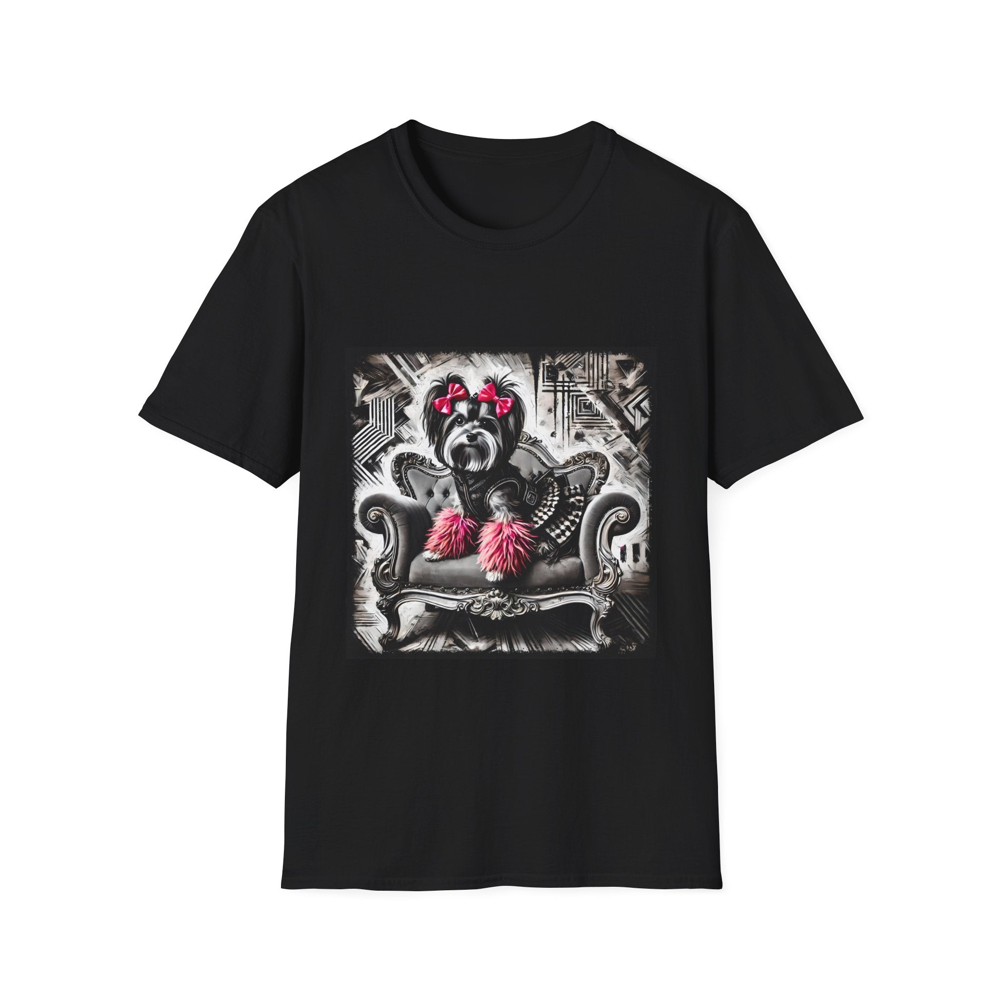 Havanese B&W Cutie |  Unisex Dog T-Shirt