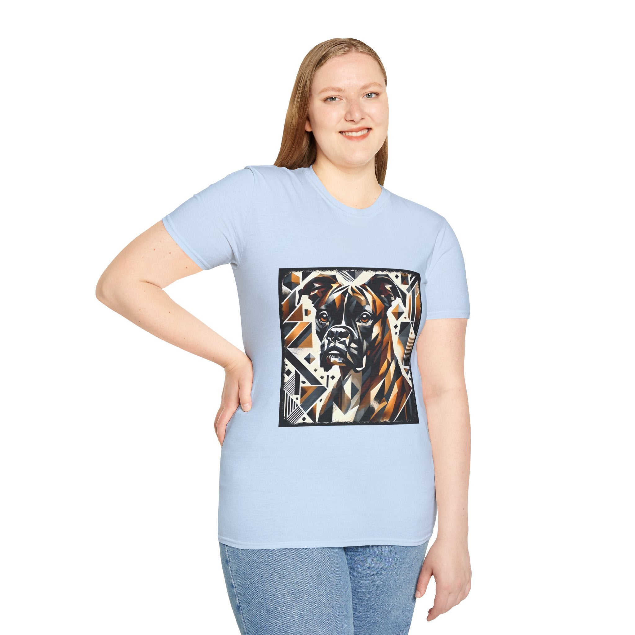 Boxer Warm Geometric | Unisex Dog T-Shirt